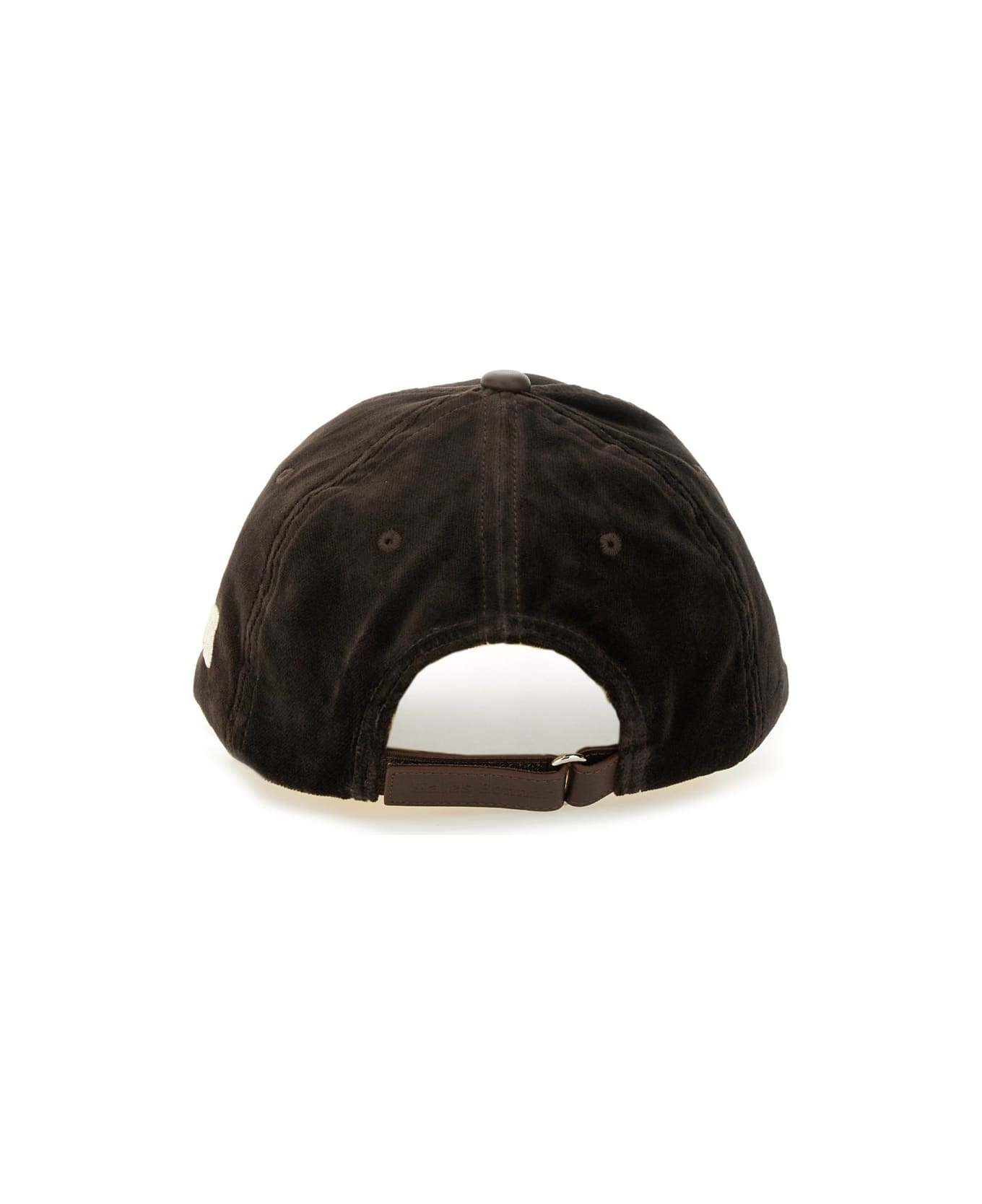 Wales Bonner Velvet Baseball Cap - BLACK
