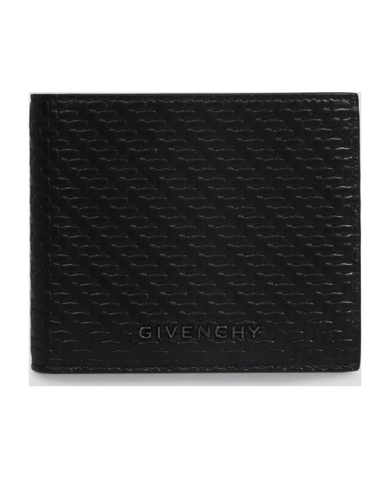 Givenchy Braided-effect Wallet - Black