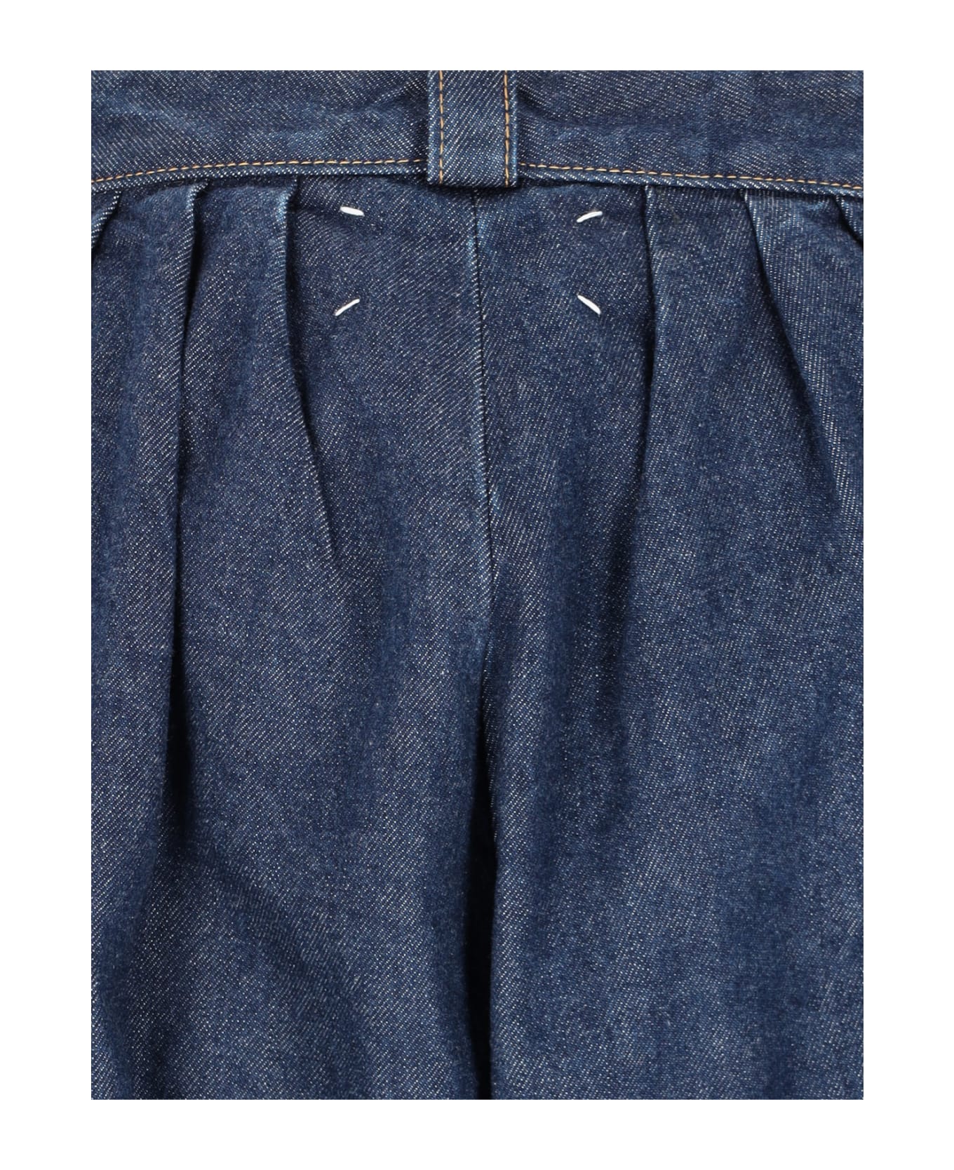 Maison Margiela Pleated Pants - Blue