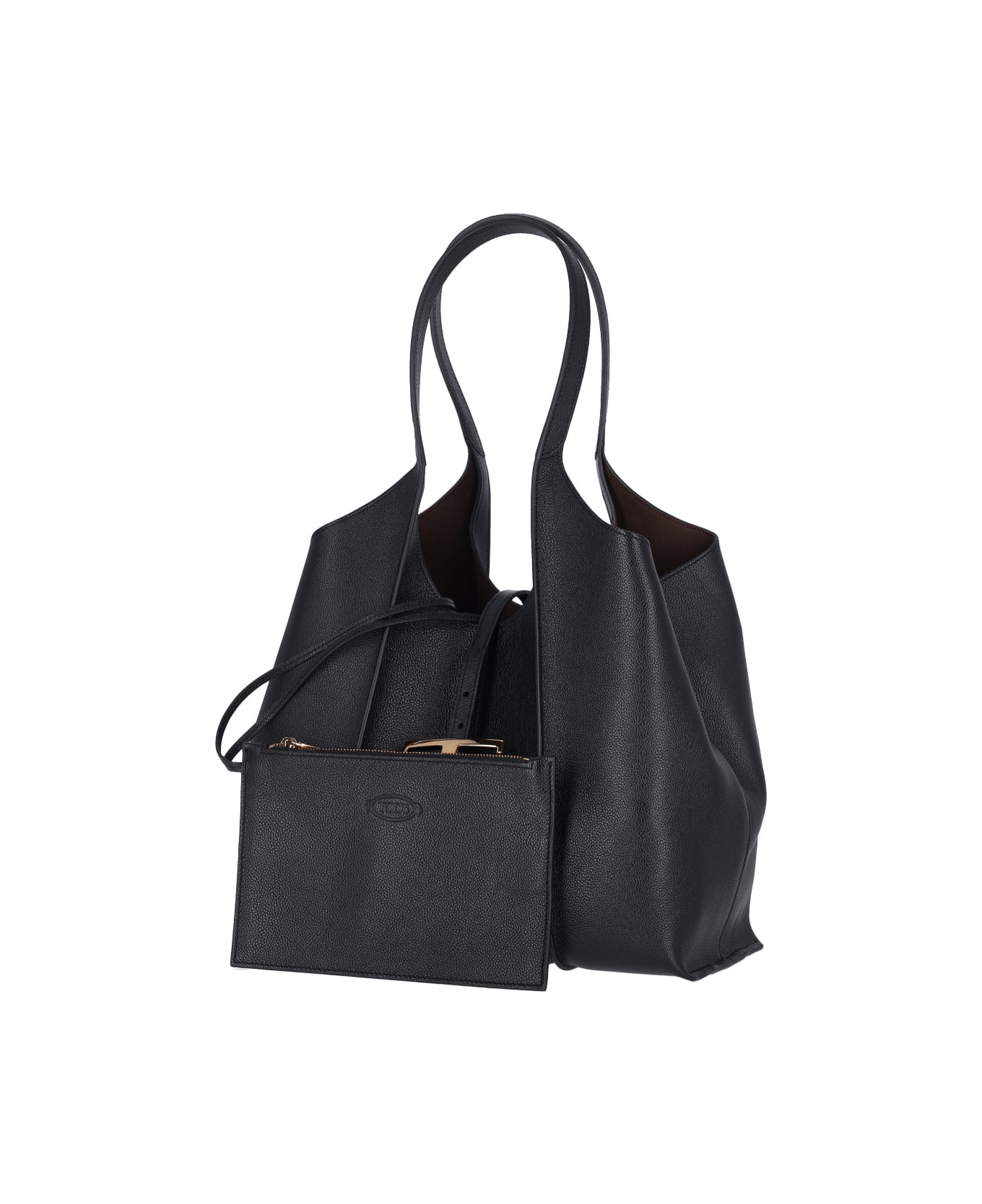 Tod
s 
t-timeless
 Small Tote Bag - BLACK