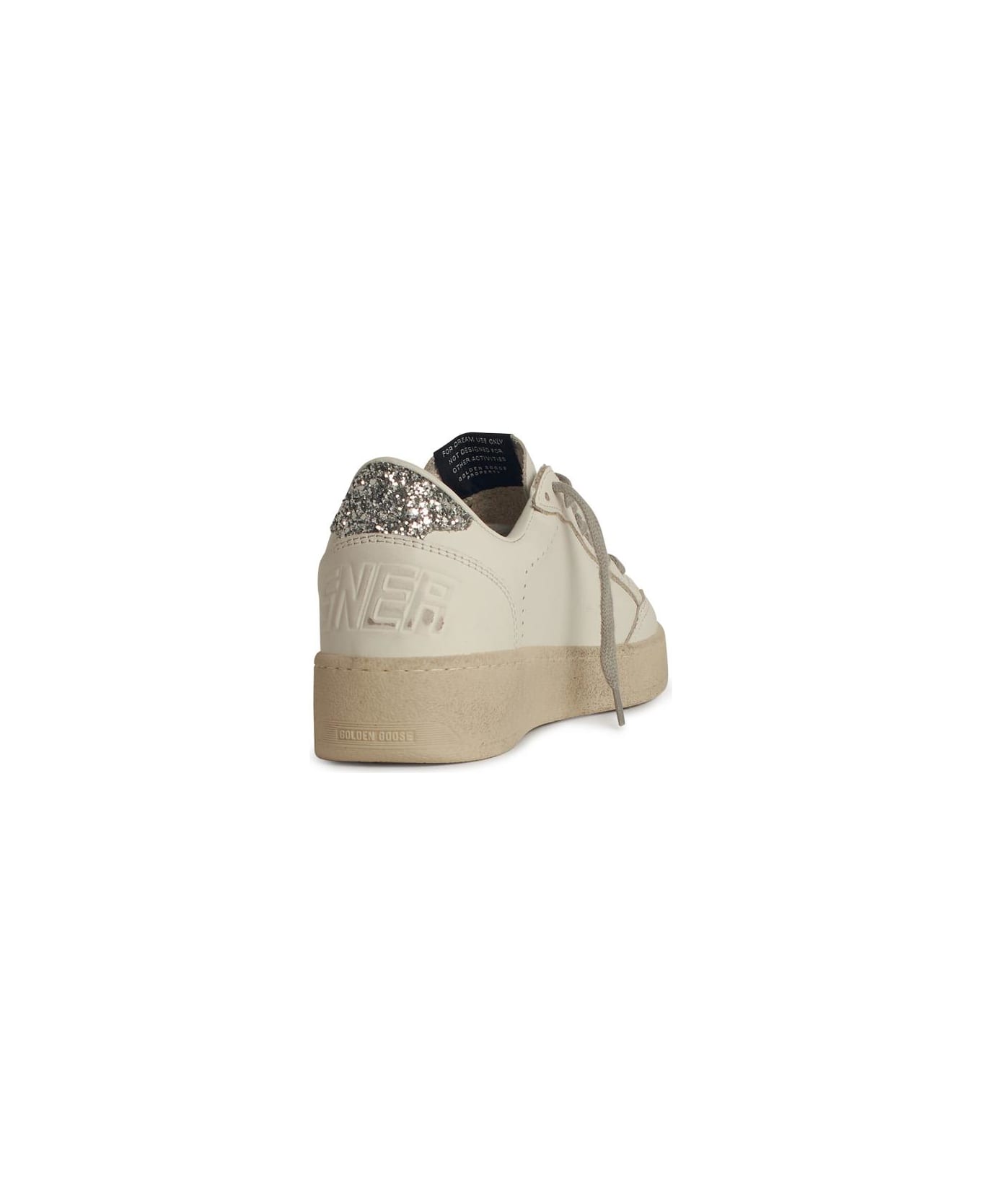 Golden Goose Ball Star - White/Silver
