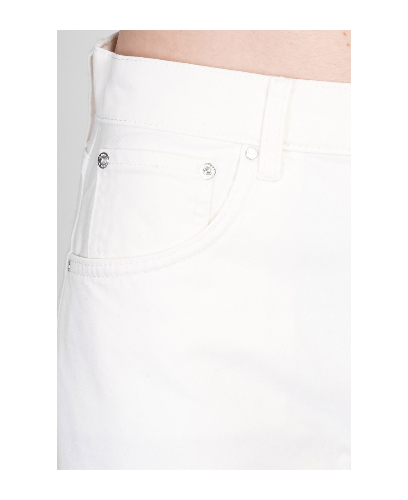 Anine Bing Manon Jeans In Beige Cotton - beige