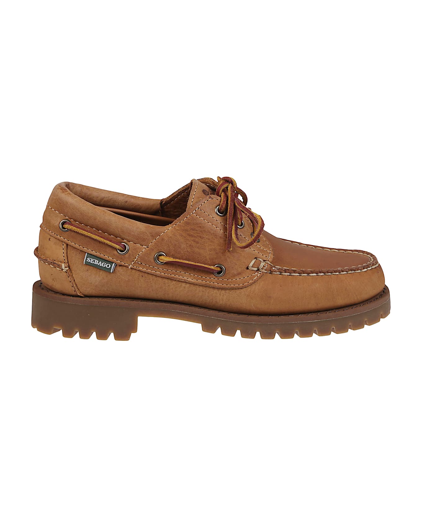 Sebago Acadia Crazy Horse Lace-up Shoes - Brown Tan
