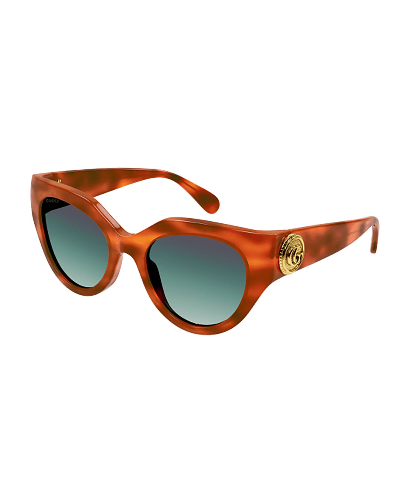 Gucci Eyewear GG1408S Sunglasses - Havana Havana Green