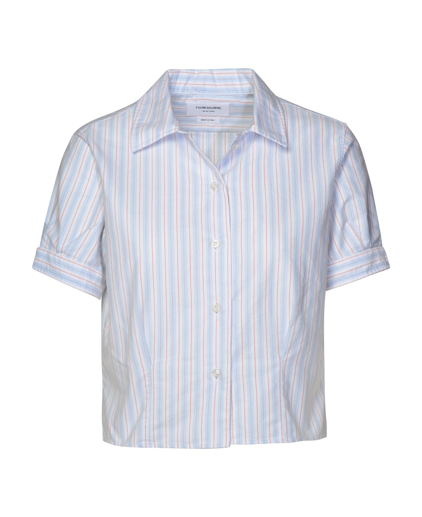 Thom Browne Multicolor Cotton Shirt - Light Blue シャツ