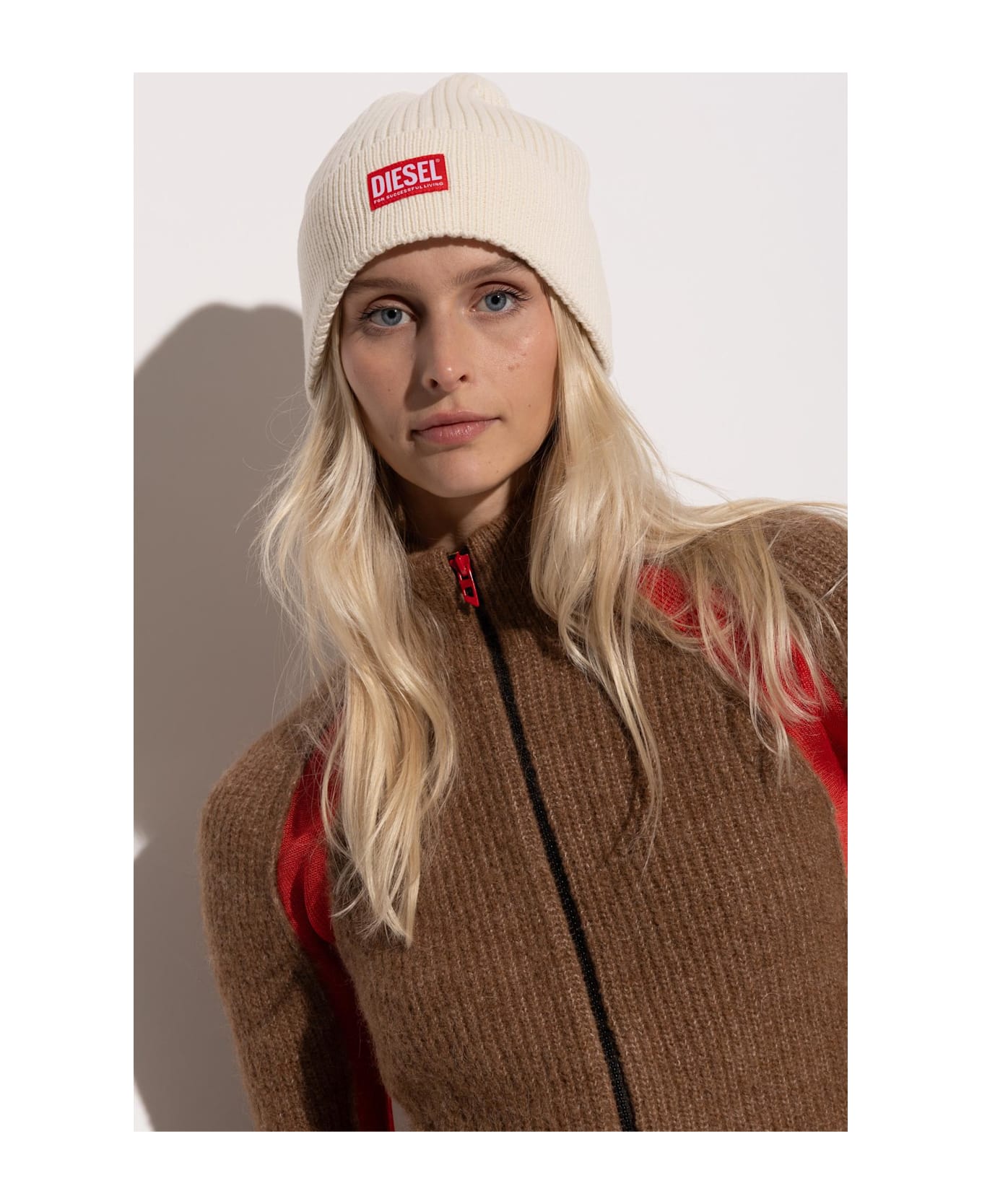 Diesel Cap 'k-coder-h 2x2' - WHITE 帽子