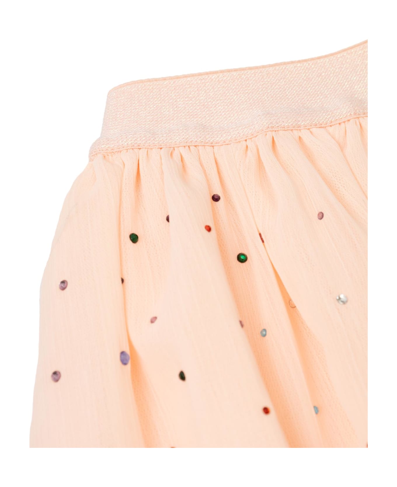 Stella McCartney Kids Skirt With Sparkling Crystals - Pink