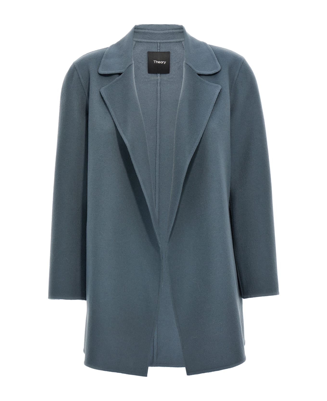 Theory 
clairene New Divide
 Coat - Light Blue
