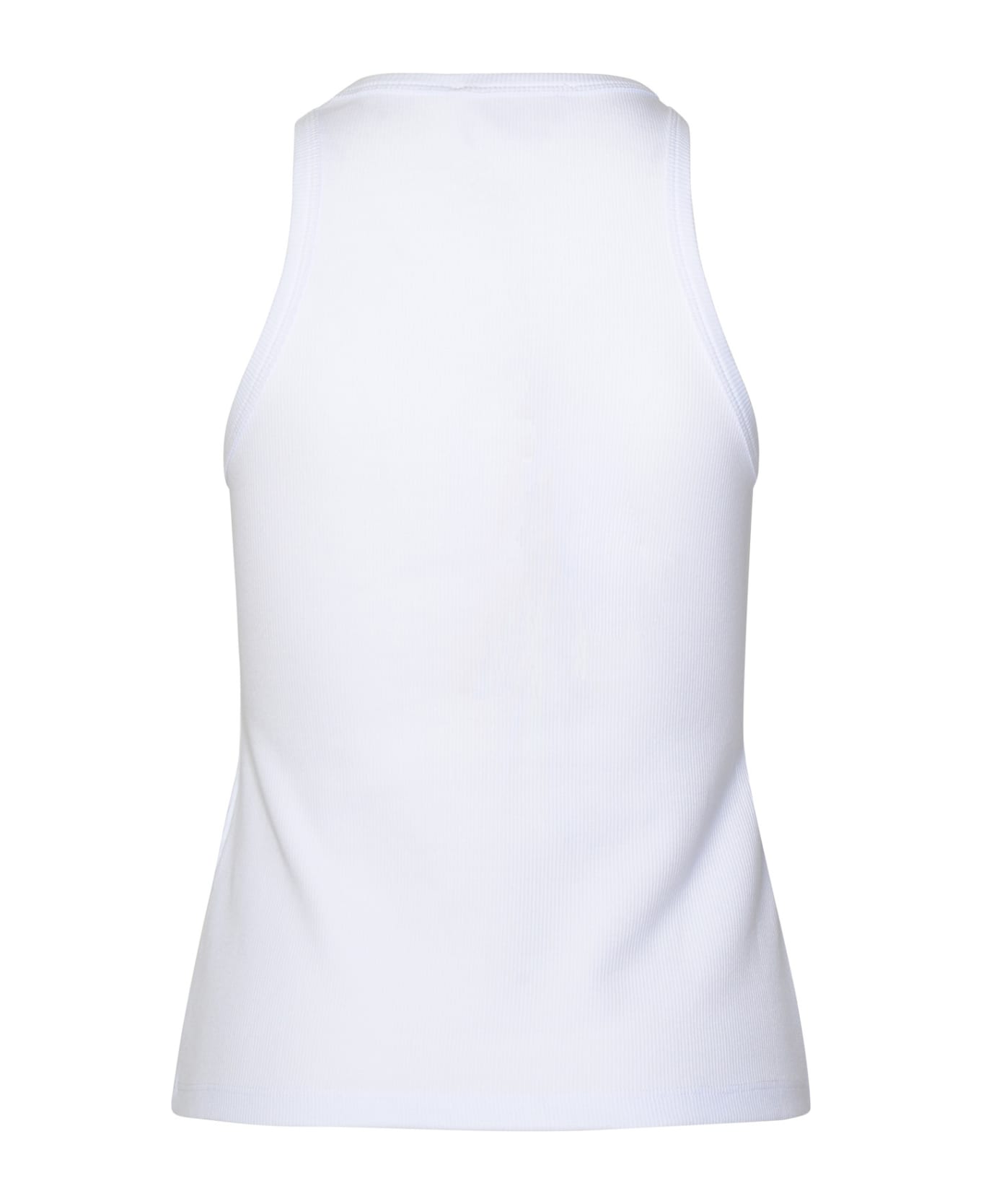 MSGM White Cotton Top - White