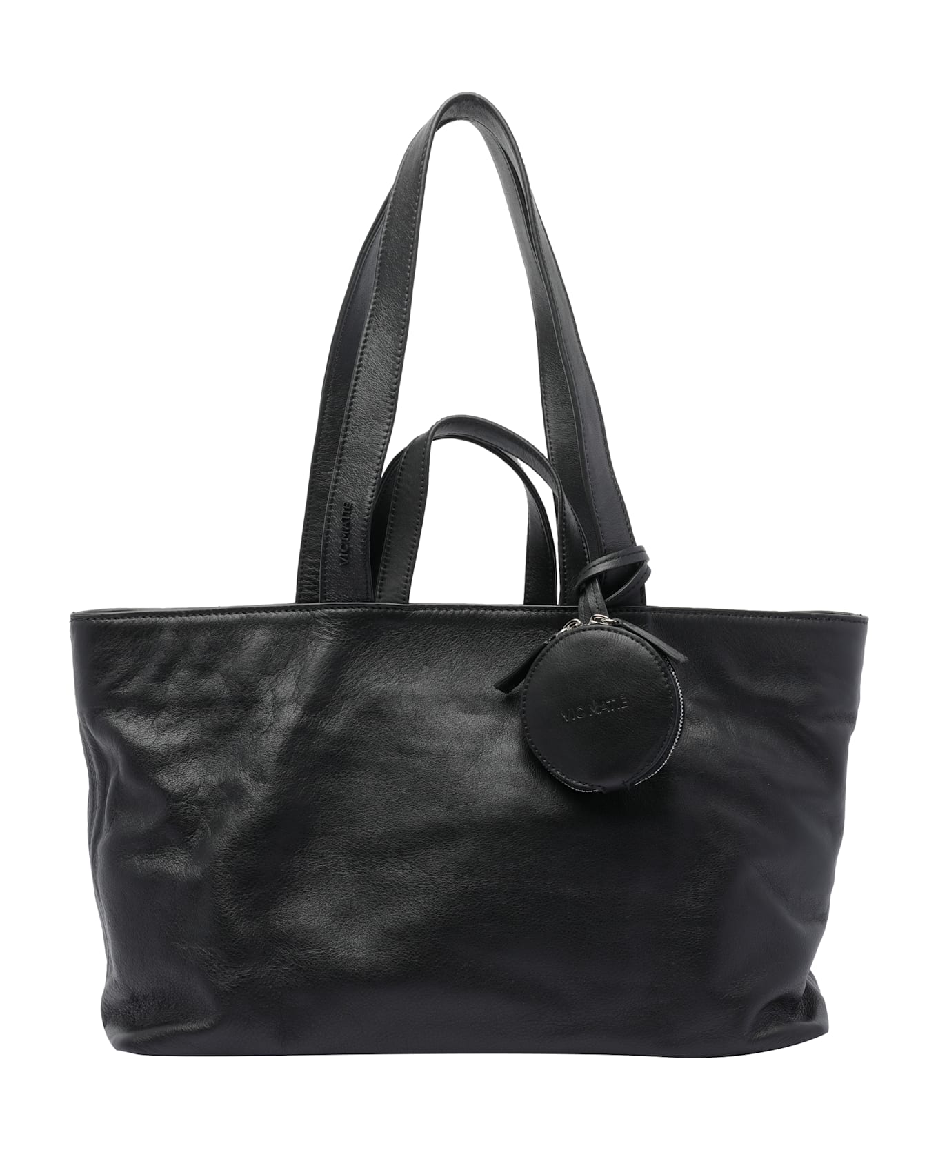 Vic Matié Heavy Handbag - Black