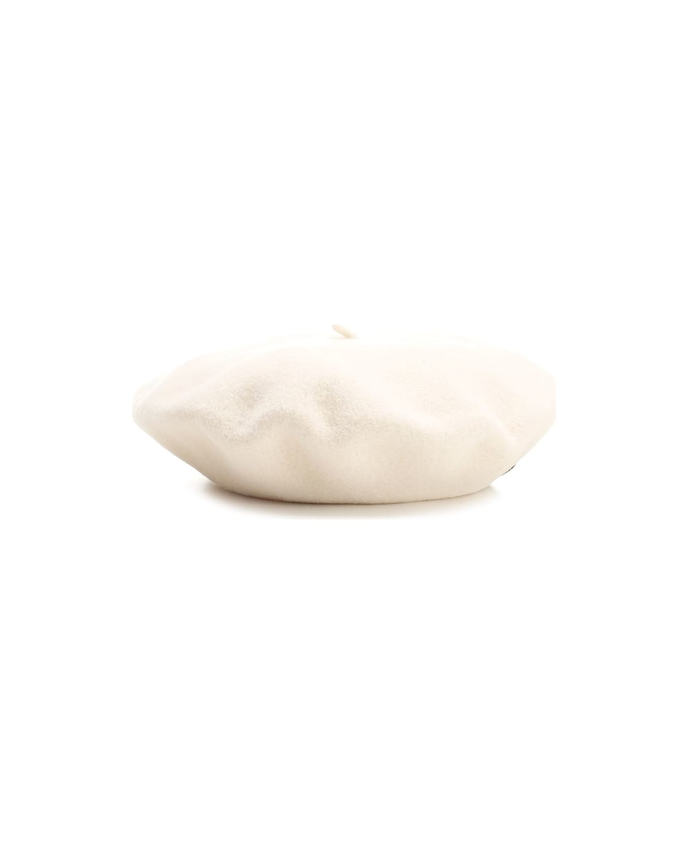Borsalino Unlined Wool Beret - Cream