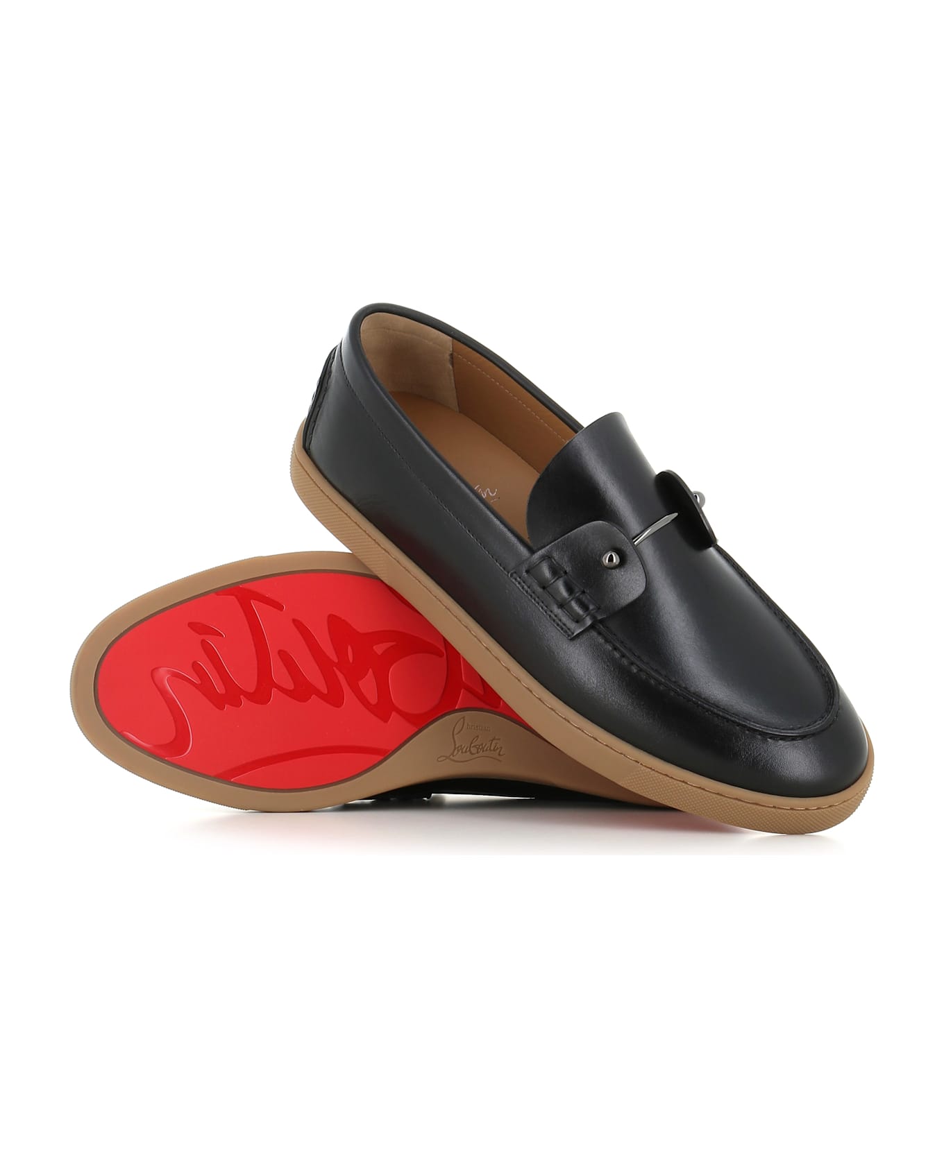 Christian Louboutin Slip-on Chambeliboat Flat - Black