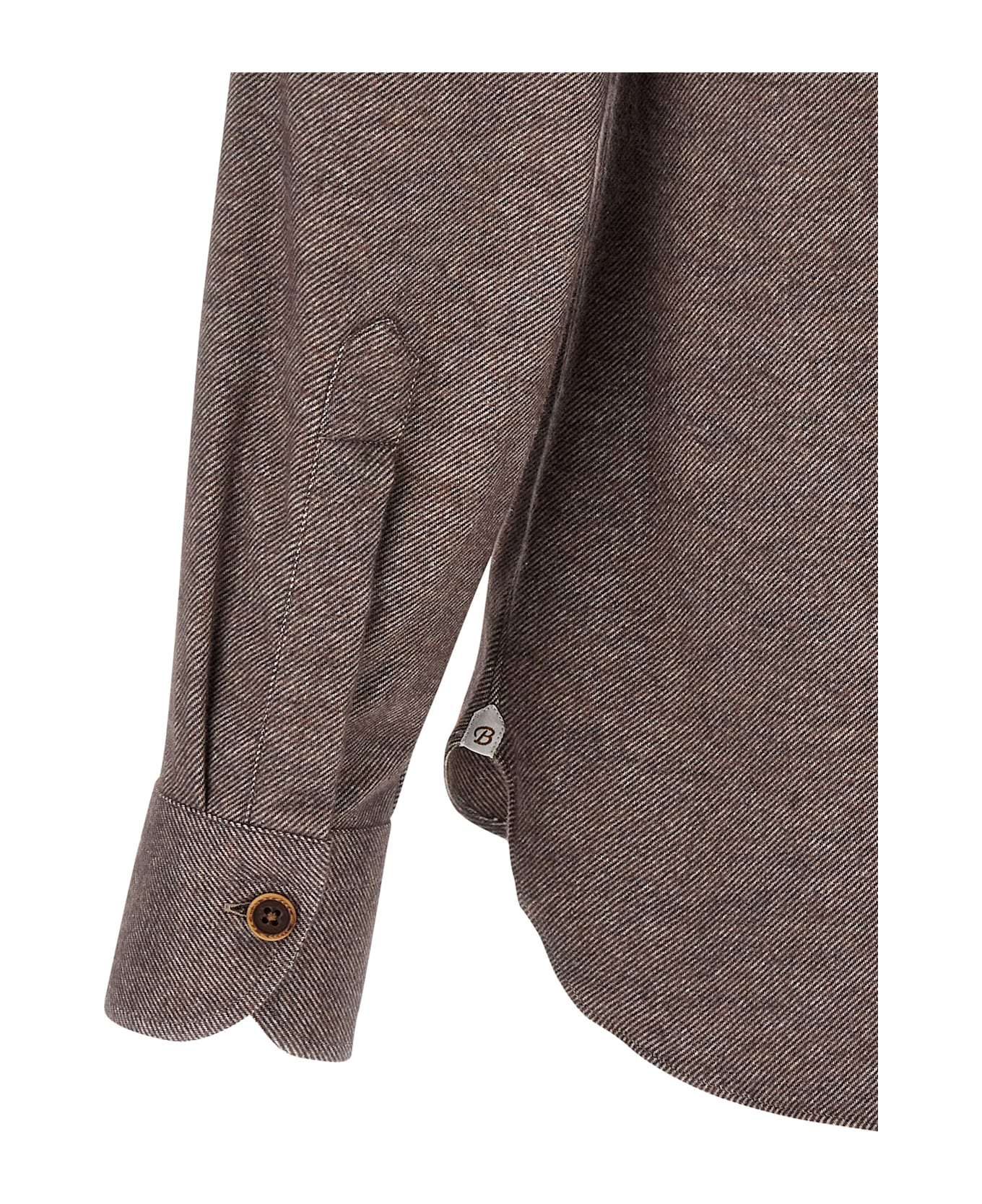 Borriello Napoli Flannel Shirt - Brown