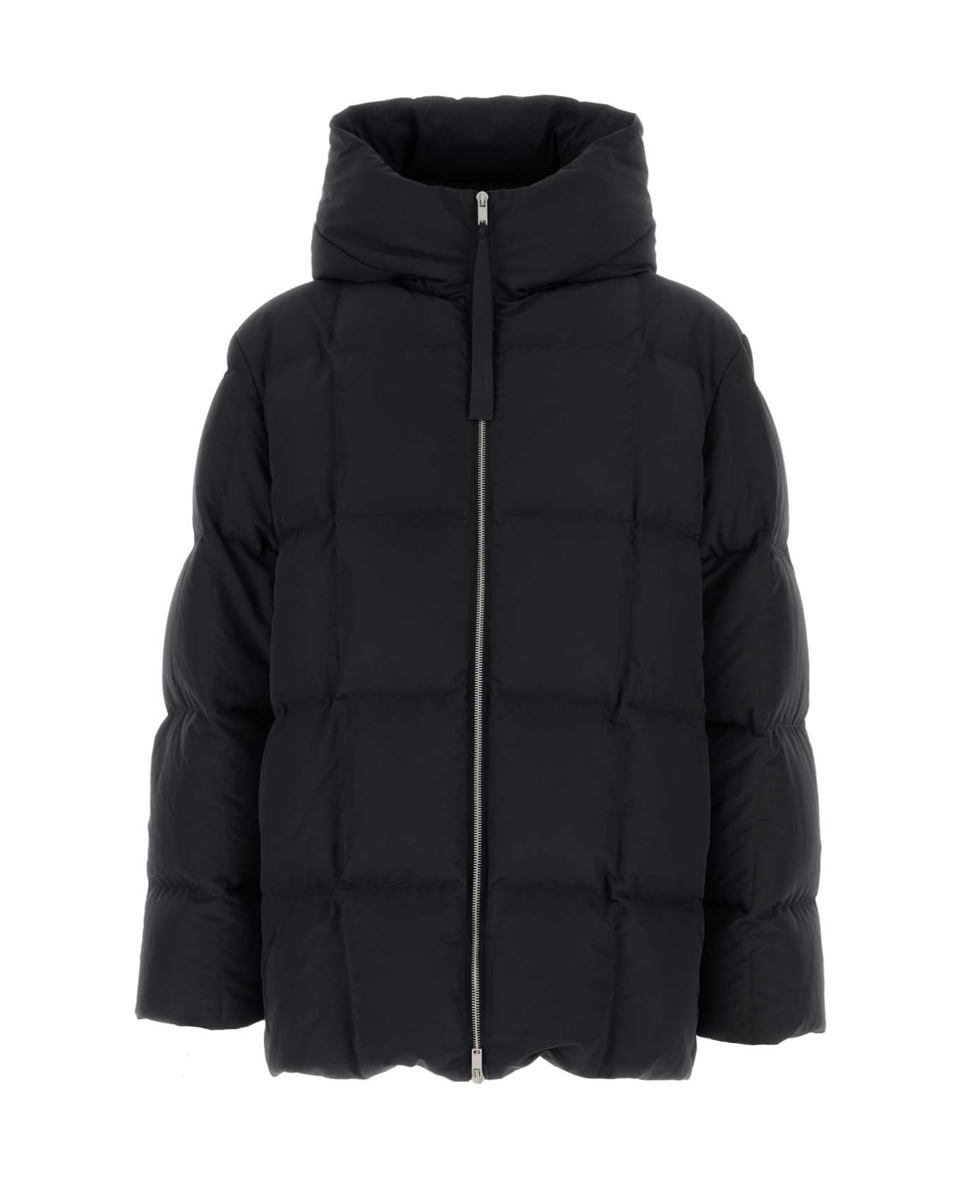 Jil Sander Black Nylon Down Jacket - BLACK