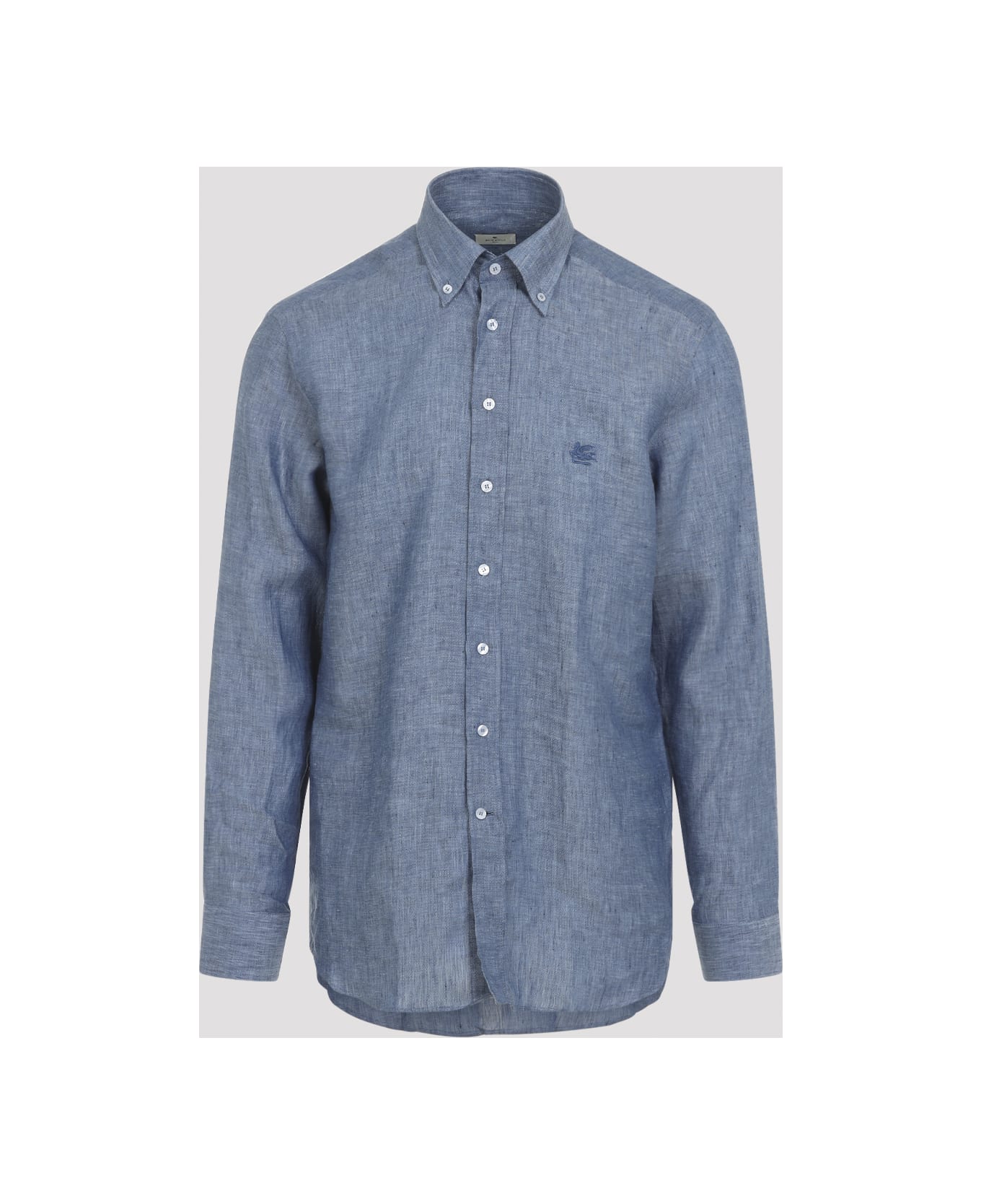 Etro Roma Logo Shirt - Air Force Blue