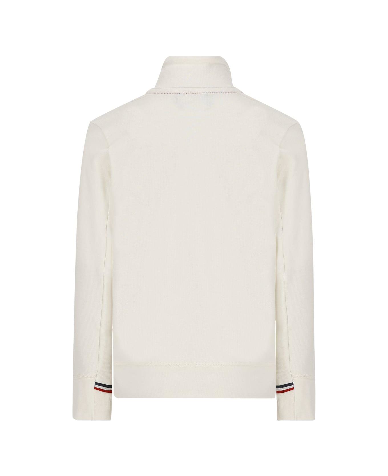 Moncler Grenoble Thermal High Neck Half-zipped Fleece Sweatshirt