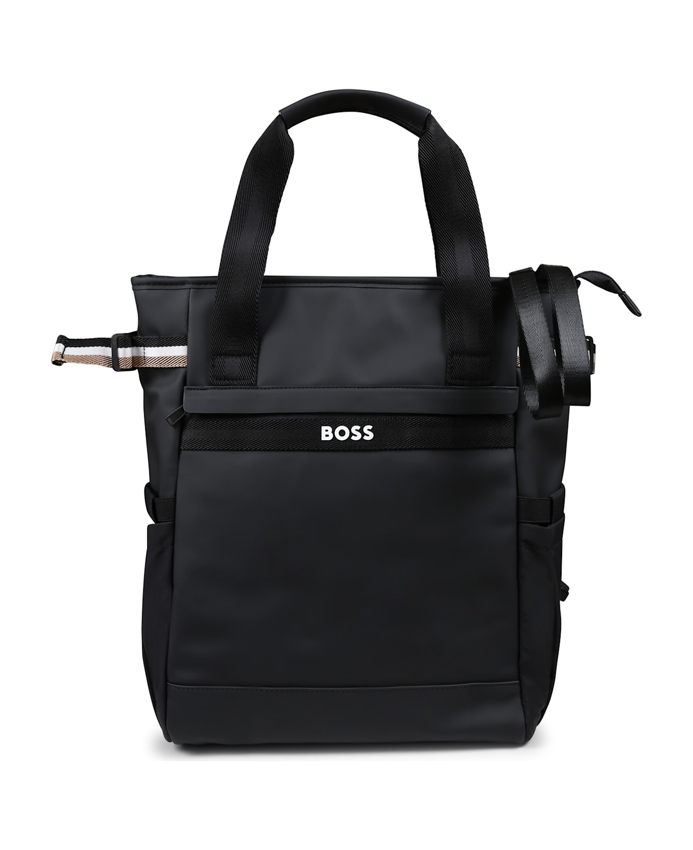 Hugo Boss Black Changing Bag For Babykids With Logo - Black