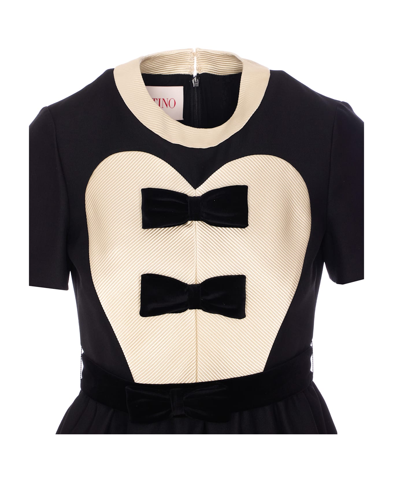 Valentino Garavani Bow Solid Dress - Black