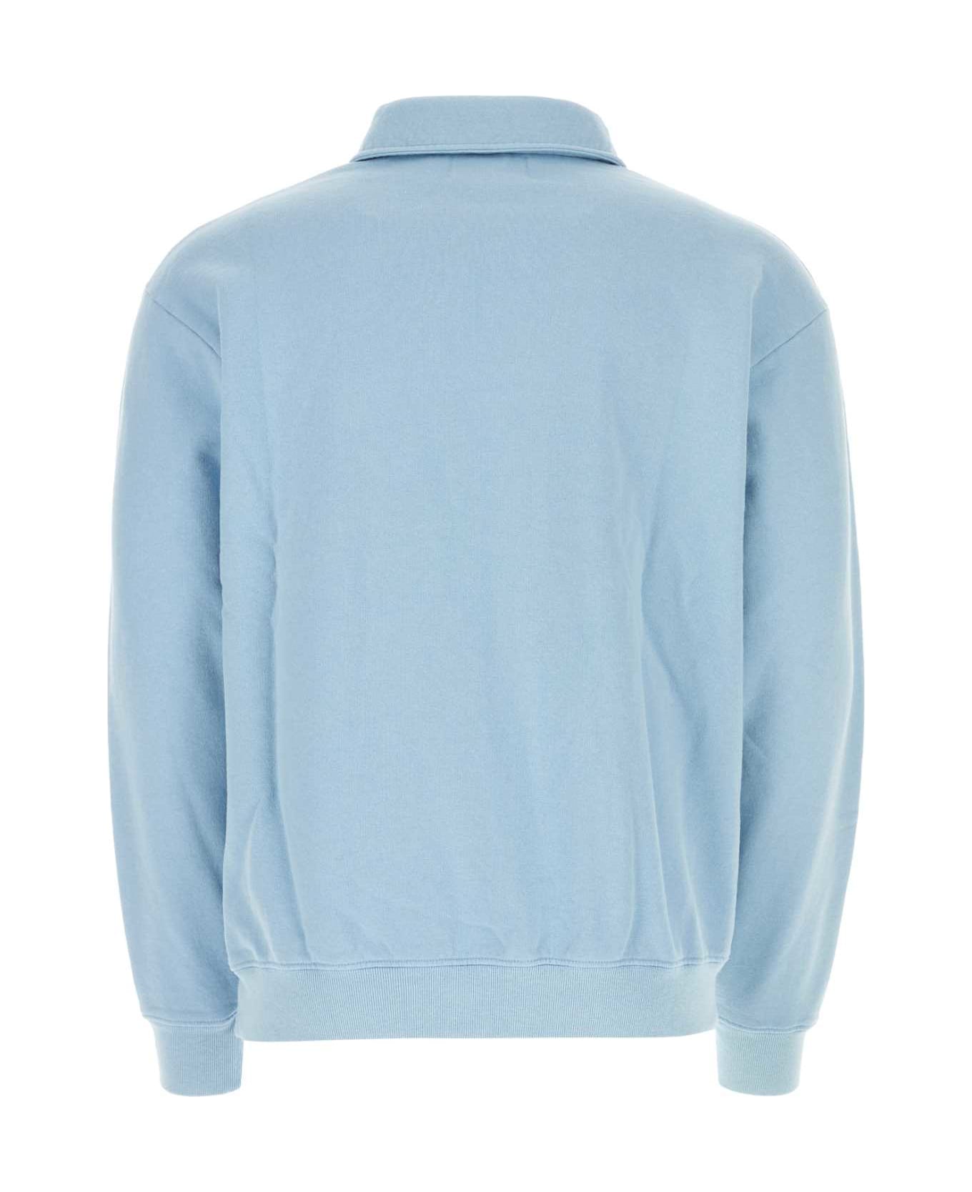 The Harmony Light Blue Cotton Polo Shirt - 071