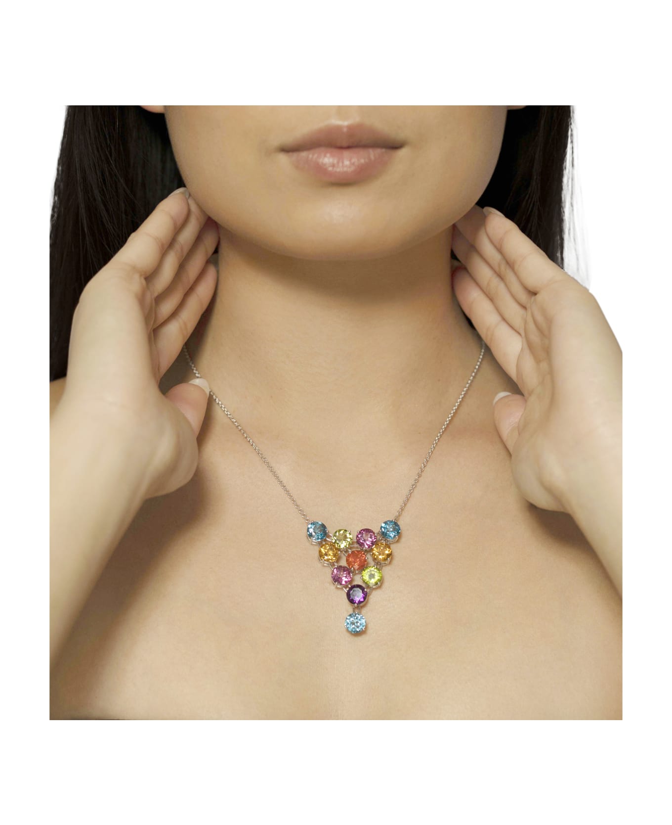 Lo Spazio Jewelry Lo Spazio Estate Necklace - Multicolor