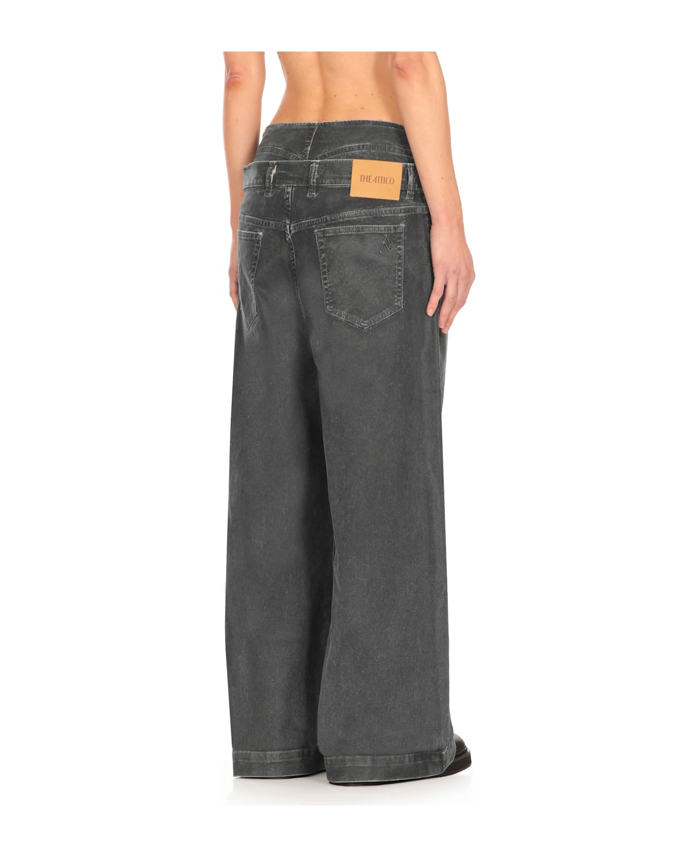 THE ATTICO Cotton Jeans ワイドデニム The Attico Oversized Cotton Jeans | italist