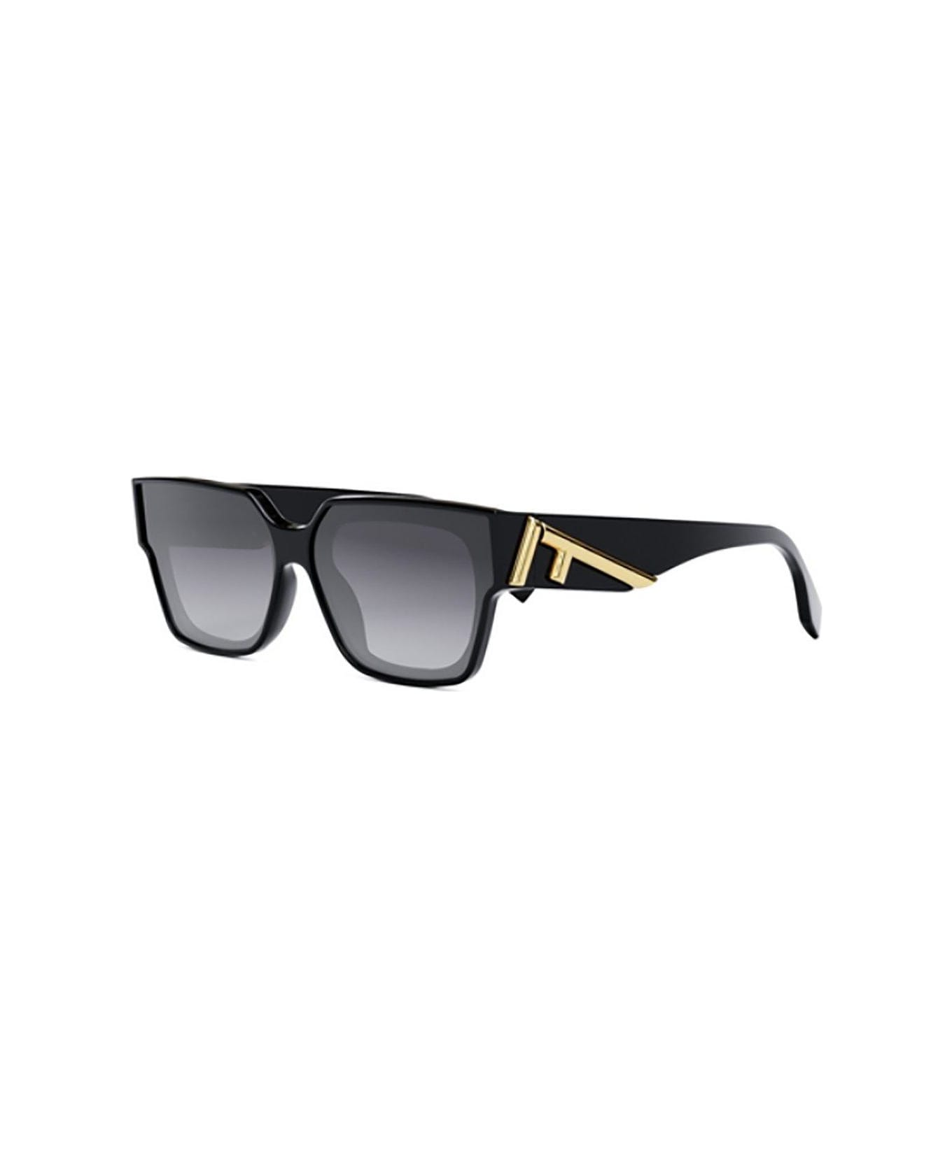 Fendi Eyewear Rectangular Frame Sunglasses - 01b サングラス