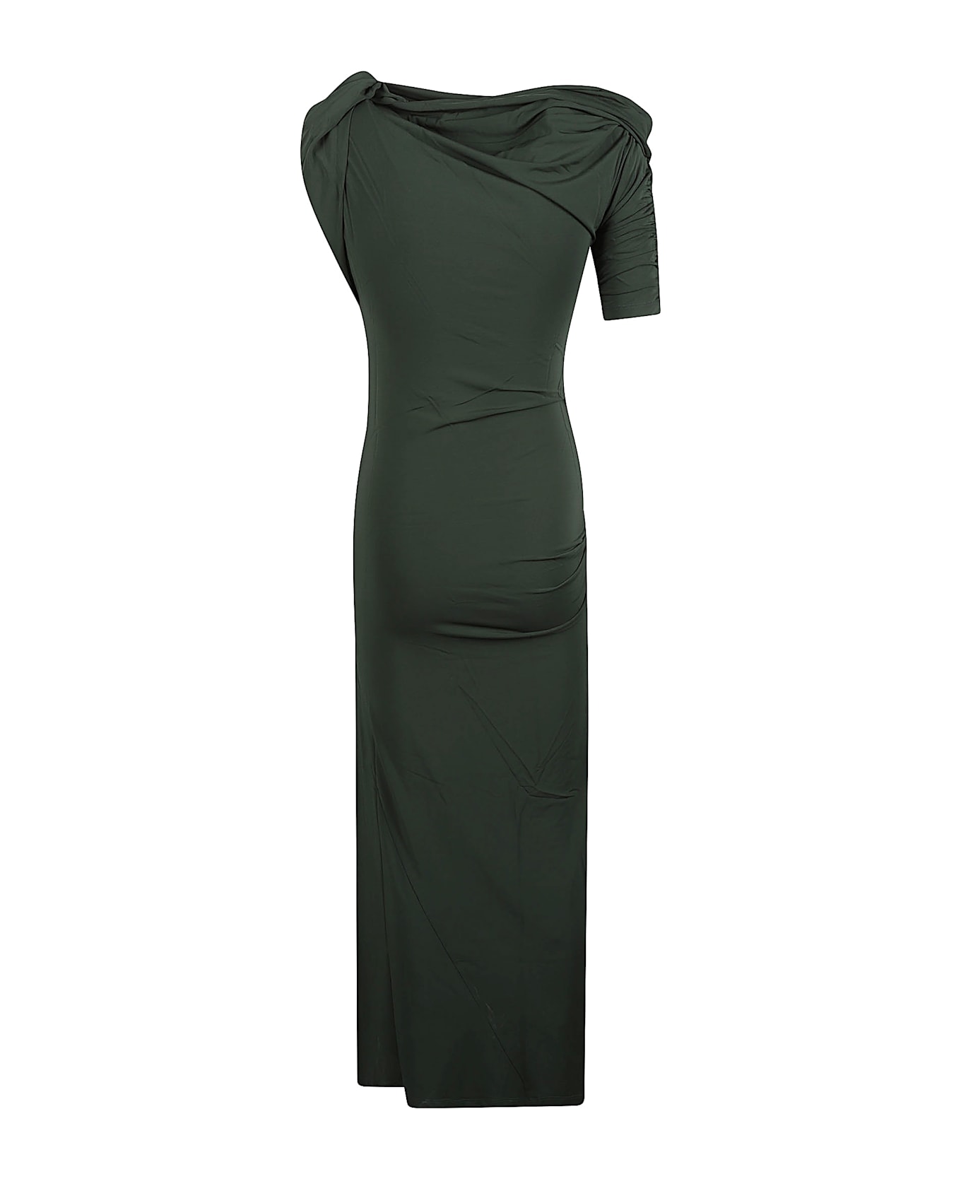 Jacquemus Long-length One-sleeve Dress - Verde