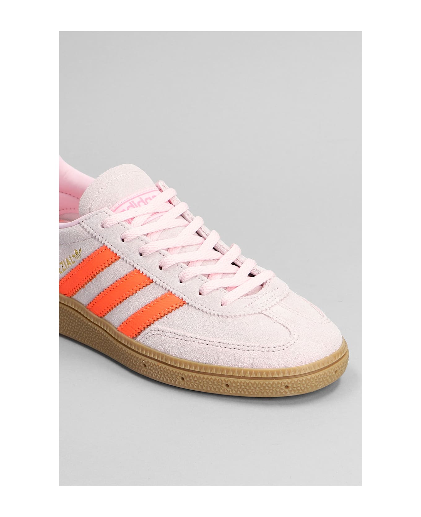 Adidas Handball Spezial Sneakers In Rose-pink Suede - rose-pink