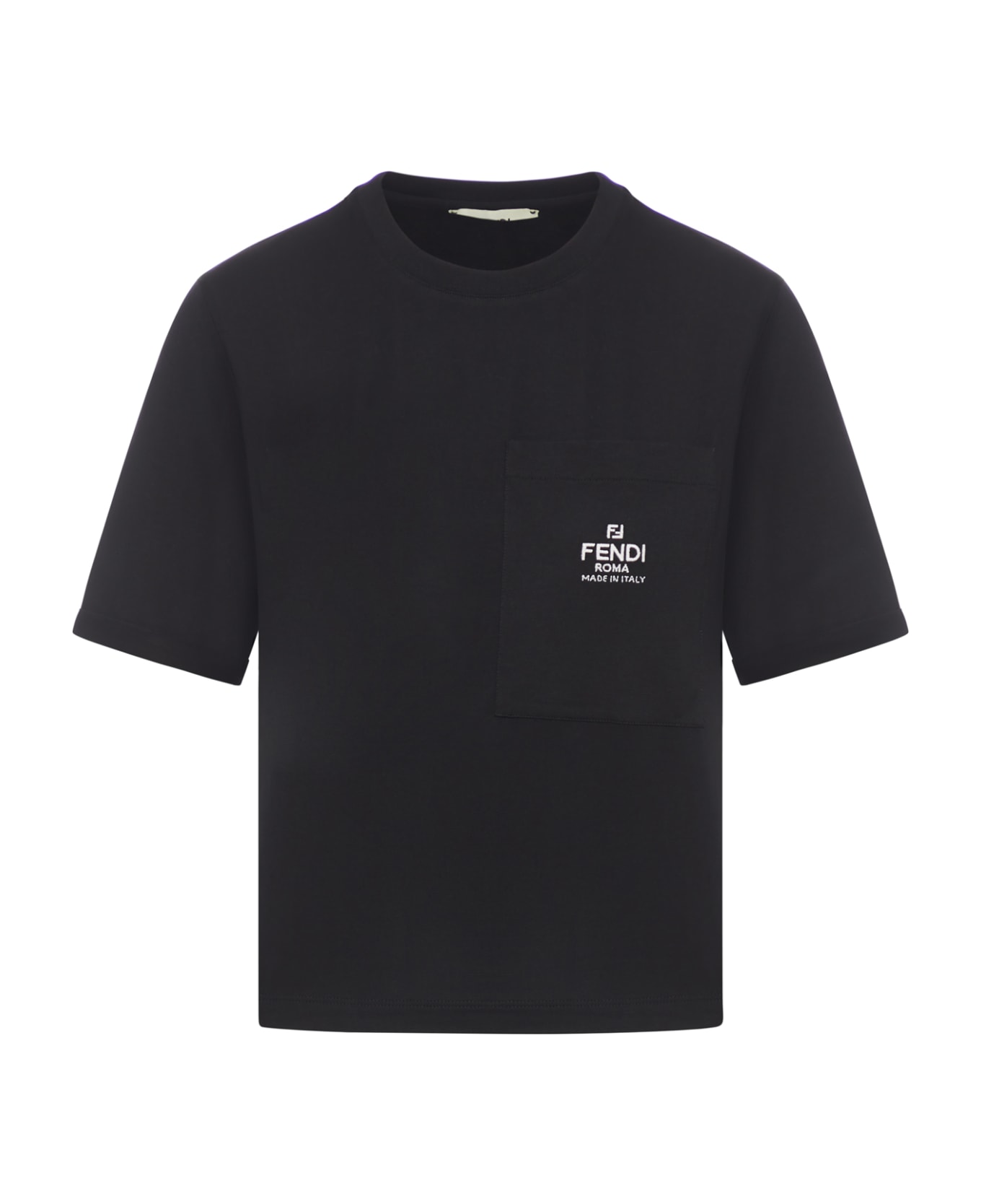 Fendi T Shirt Roma Cot - Gme Black