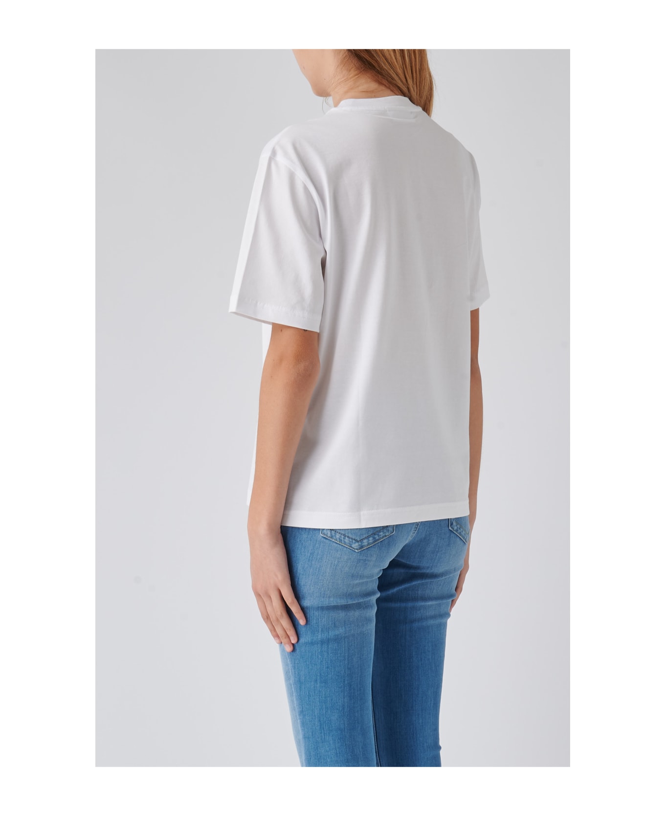 Lacoste Cotton T-shirt - BIANCO Tシャツ