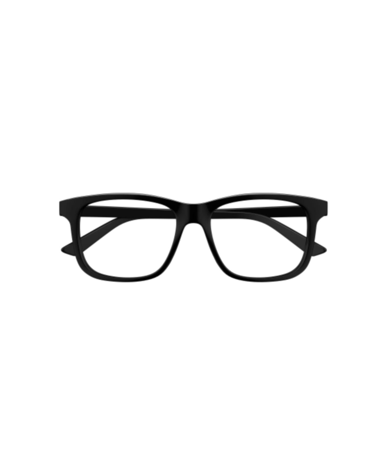 Bottega Veneta Eyewear Bv1316o-001 Black-black-transparent - BLACK-BLACK-TRANSPARENT