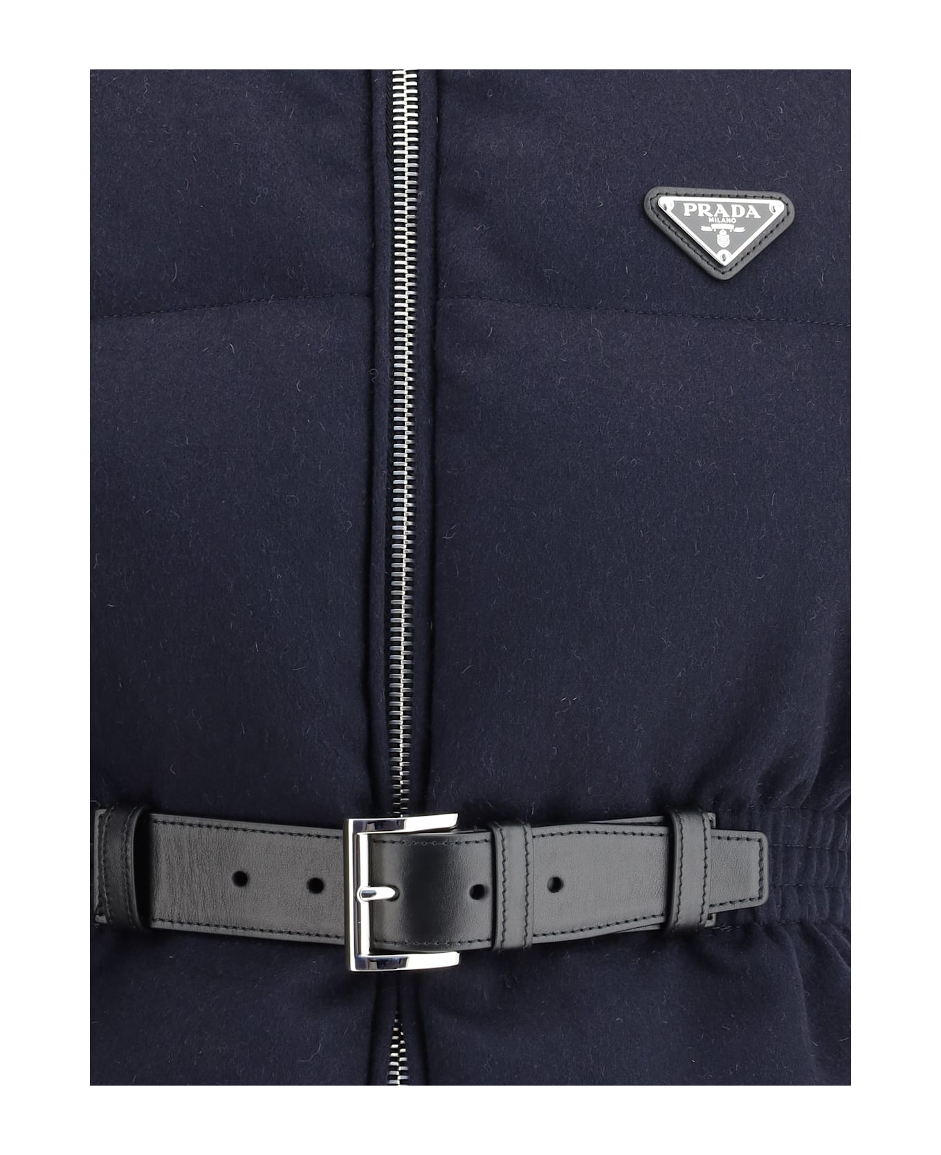 Prada Flannel Down Vest