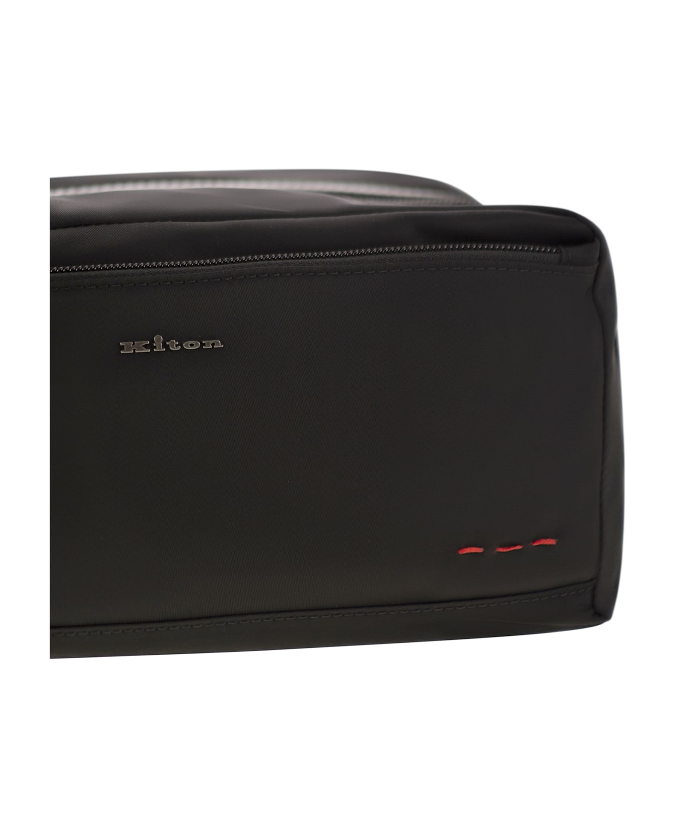 Kiton Beauty Case In Nylon - Black