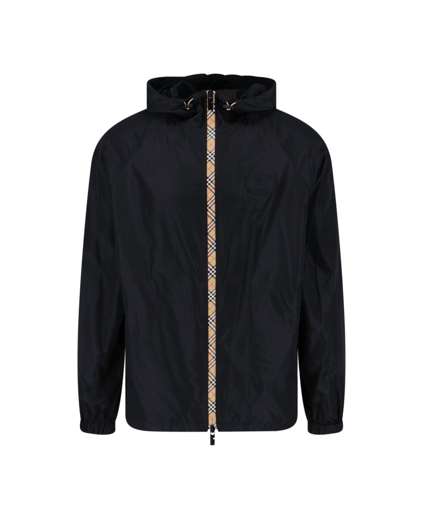 Burberry 'check' Jacket - Black  