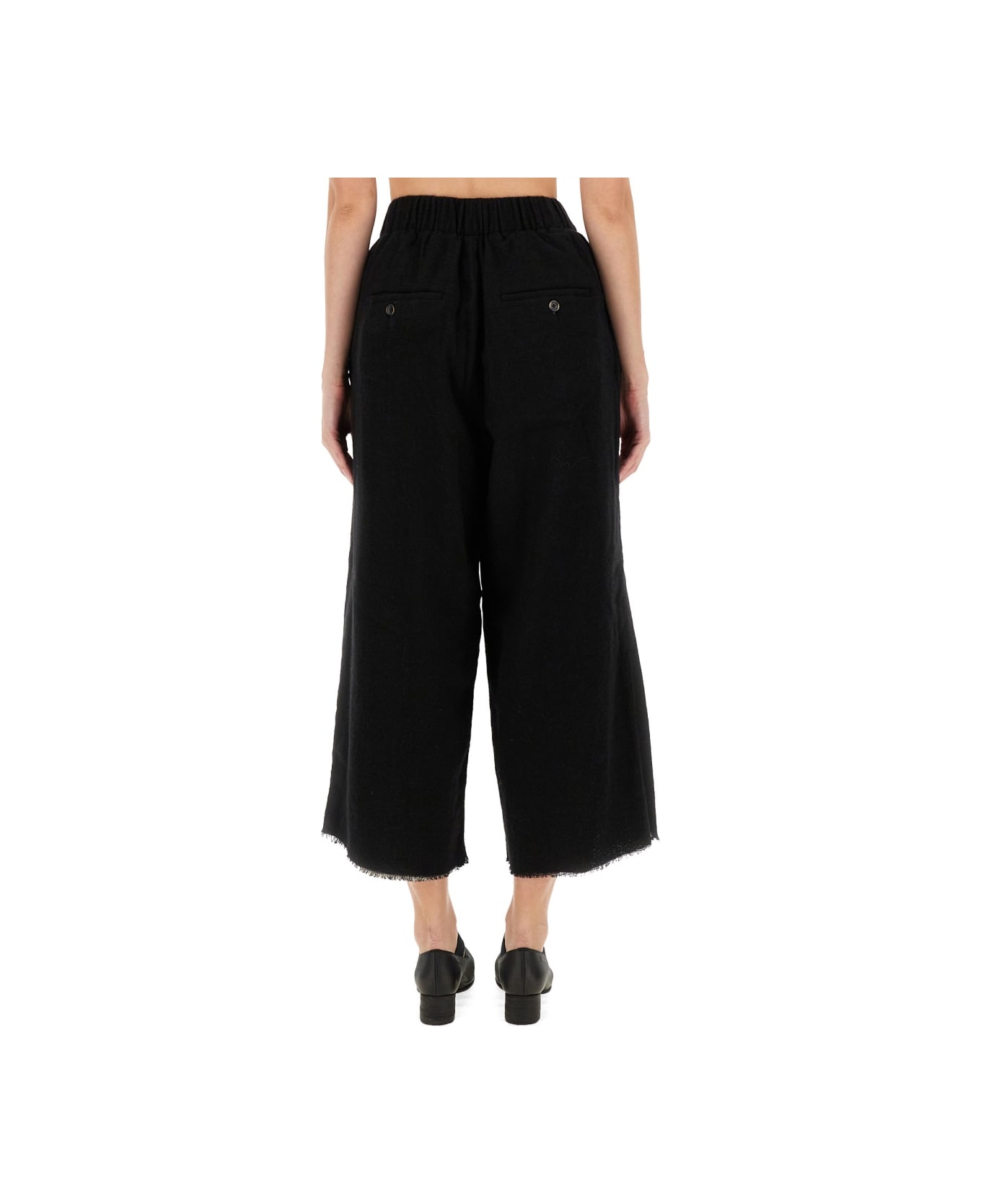Uma Wang Pants "poetic" - BLACK