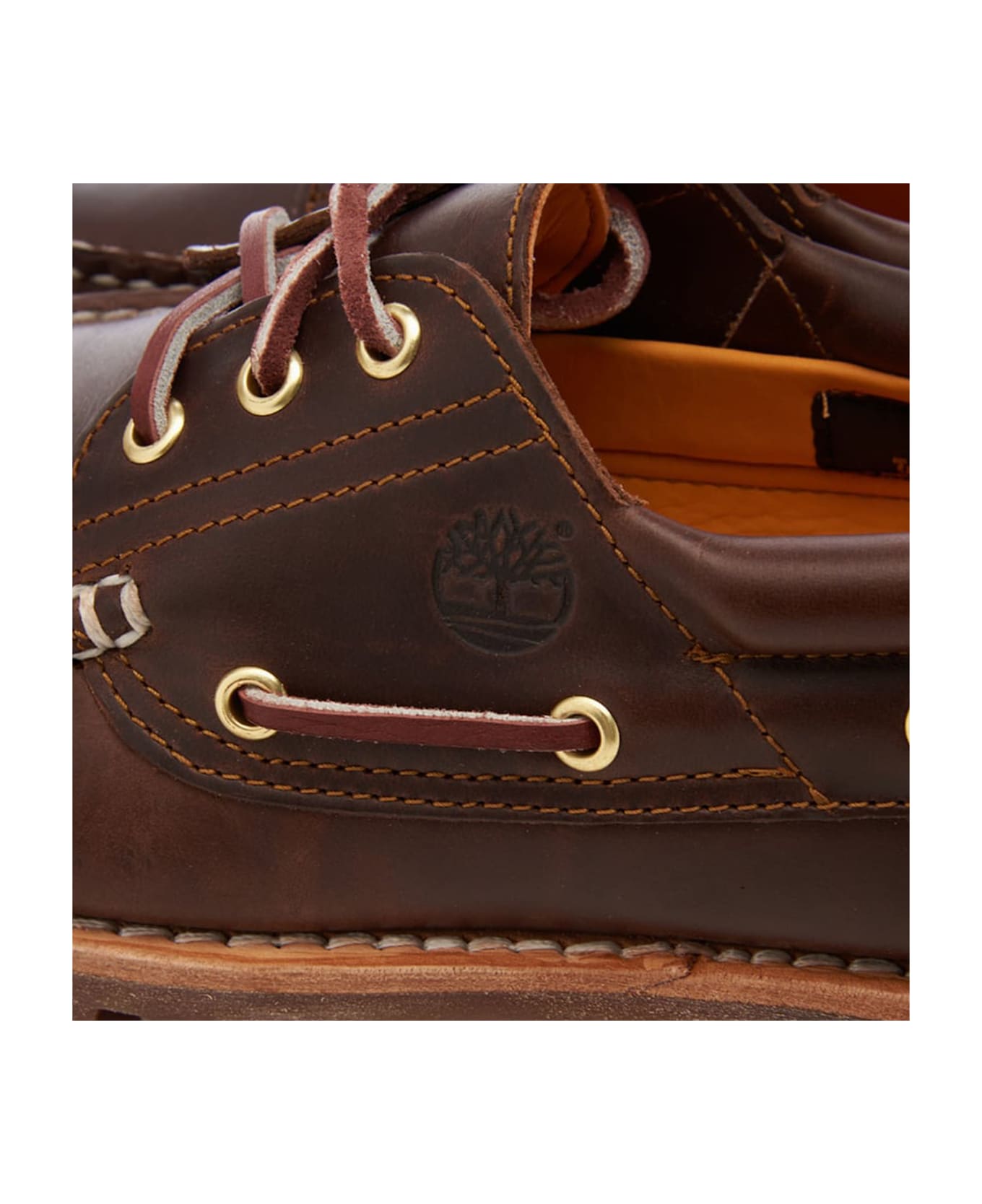Timberland Authentic 3-eye Leather Loafers - Brown
