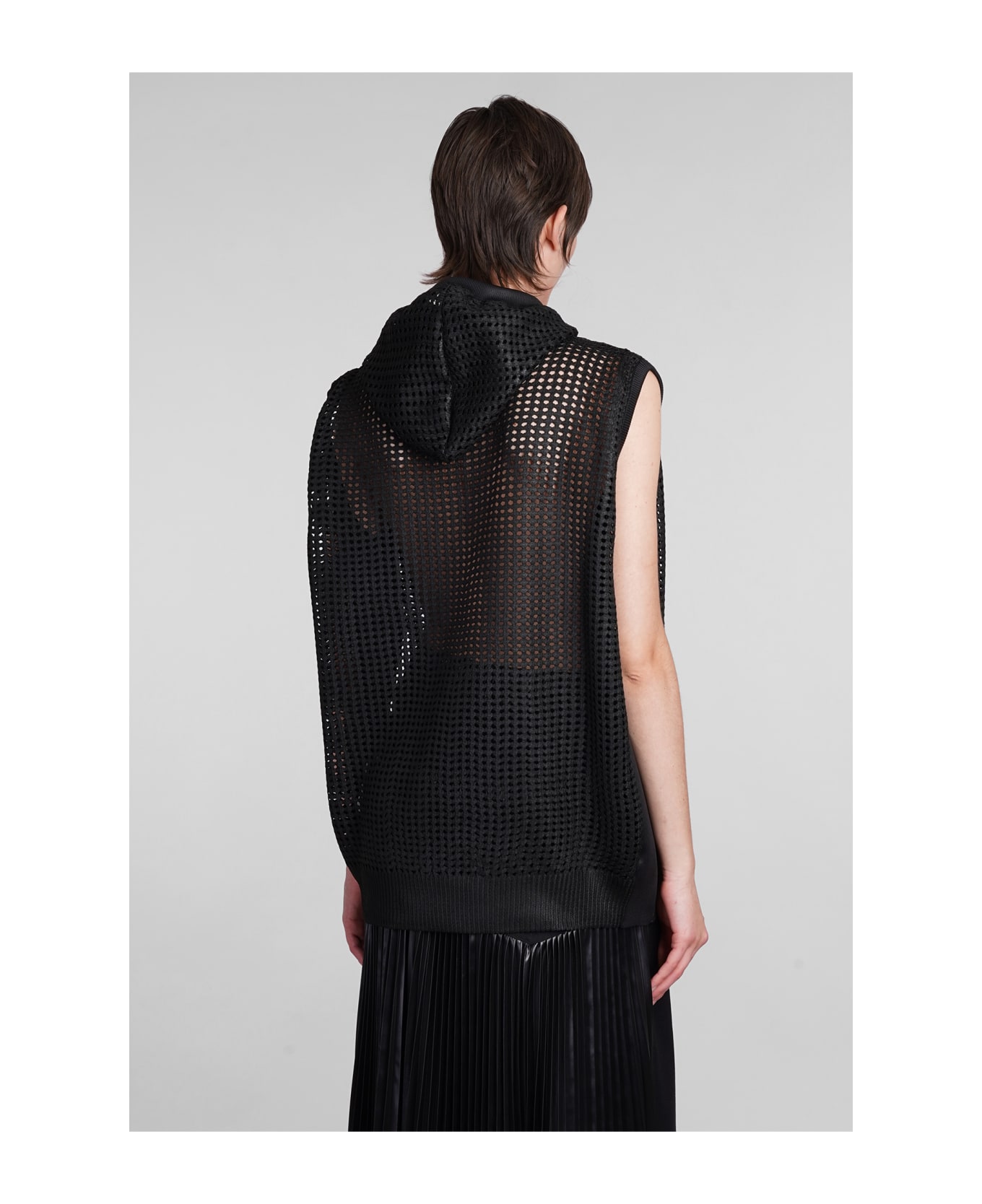 Junya Watanabe Sweatshirt In Black Polyester - black