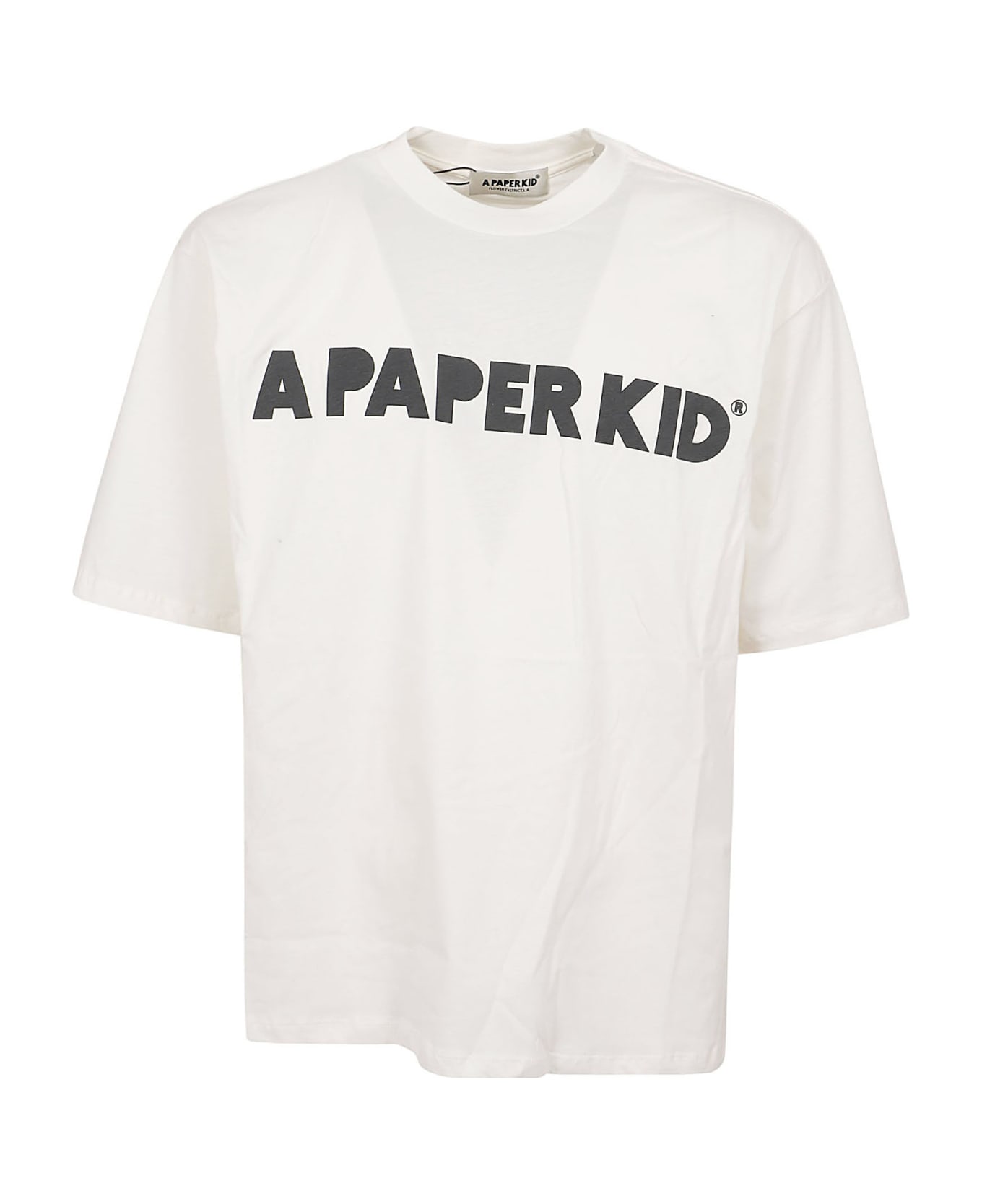 A Paper Kid T-shirt Unisex - Crema Cream