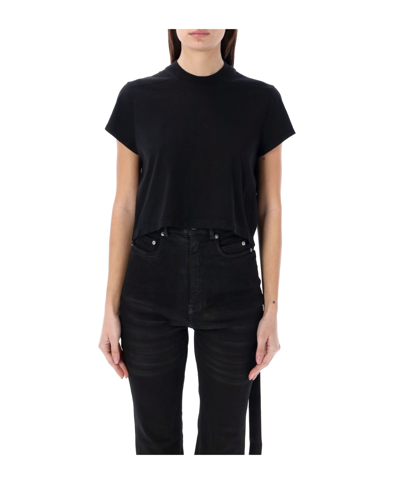 DRKSHDW Cropped Small Level T - BLACK