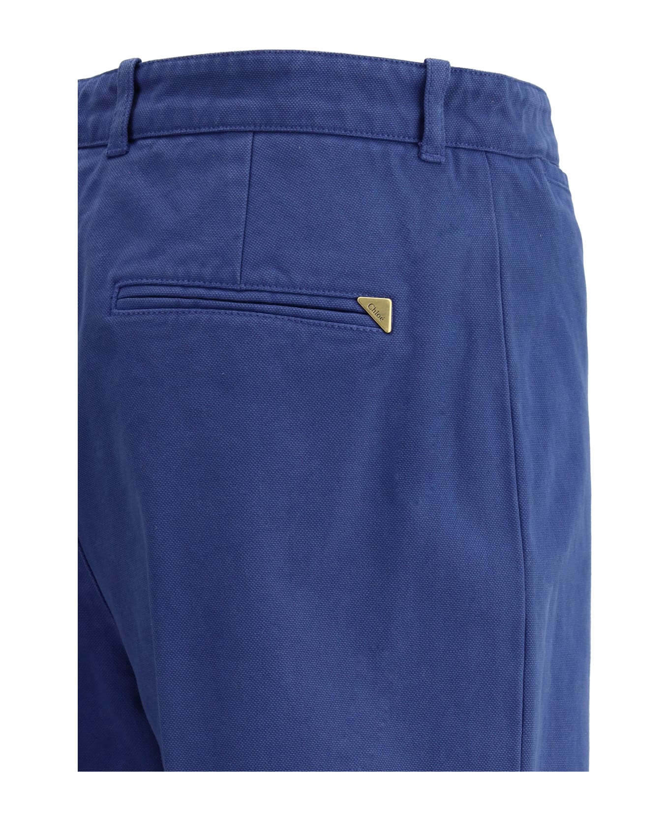 Chloé Cotton Flare Pants - DEE BLUE