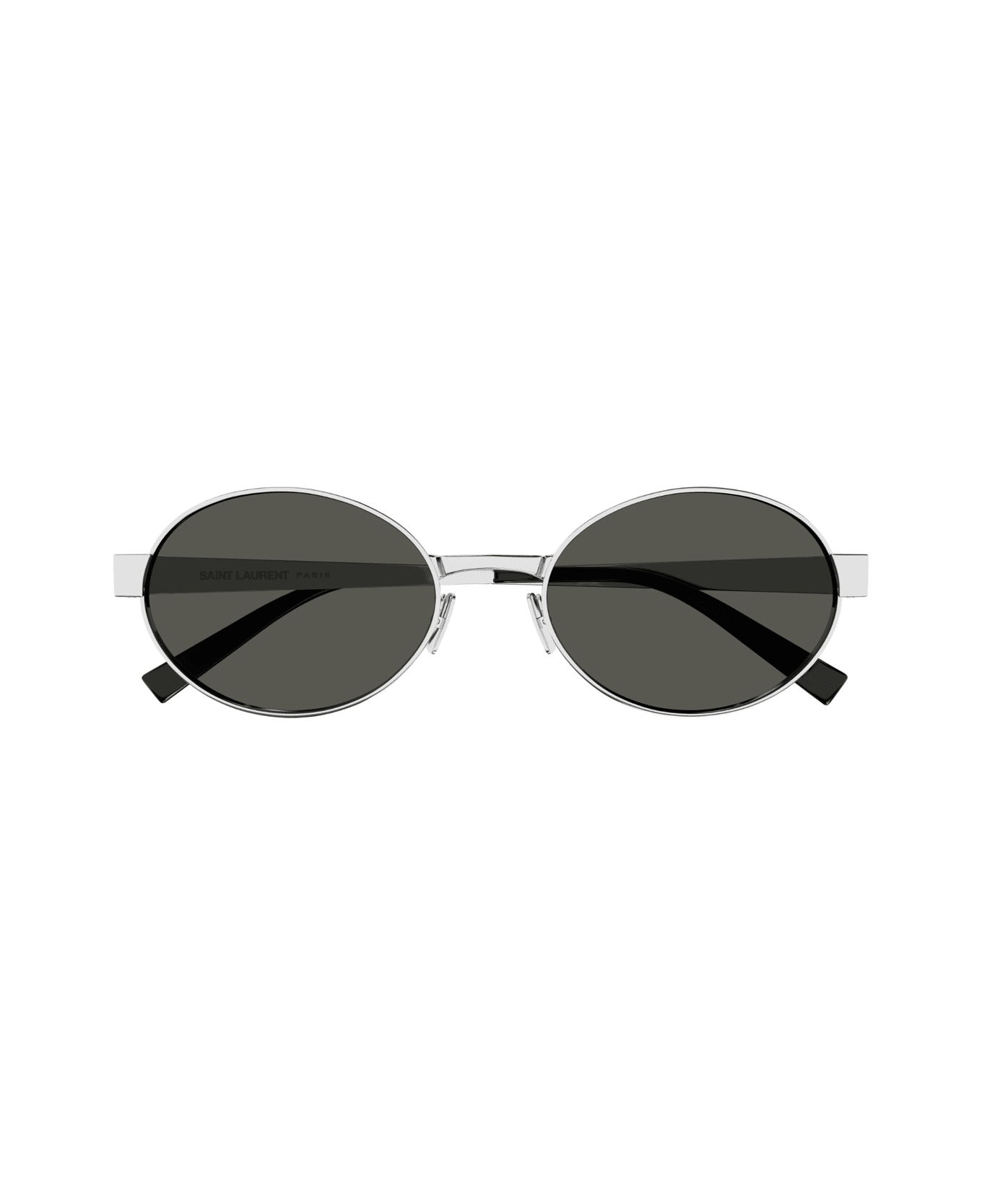 Saint Laurent Eyewear Saint Laurent Sl 692 Linea Sl Logo 002 Silver Grey Sunglasses - Argento