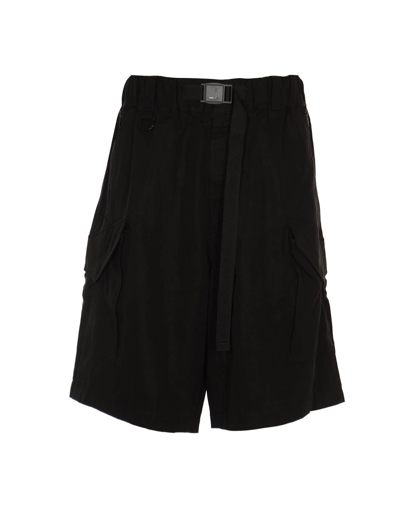 Y-3 Belted Waist Cargo Shorts - Black ショートパンツ