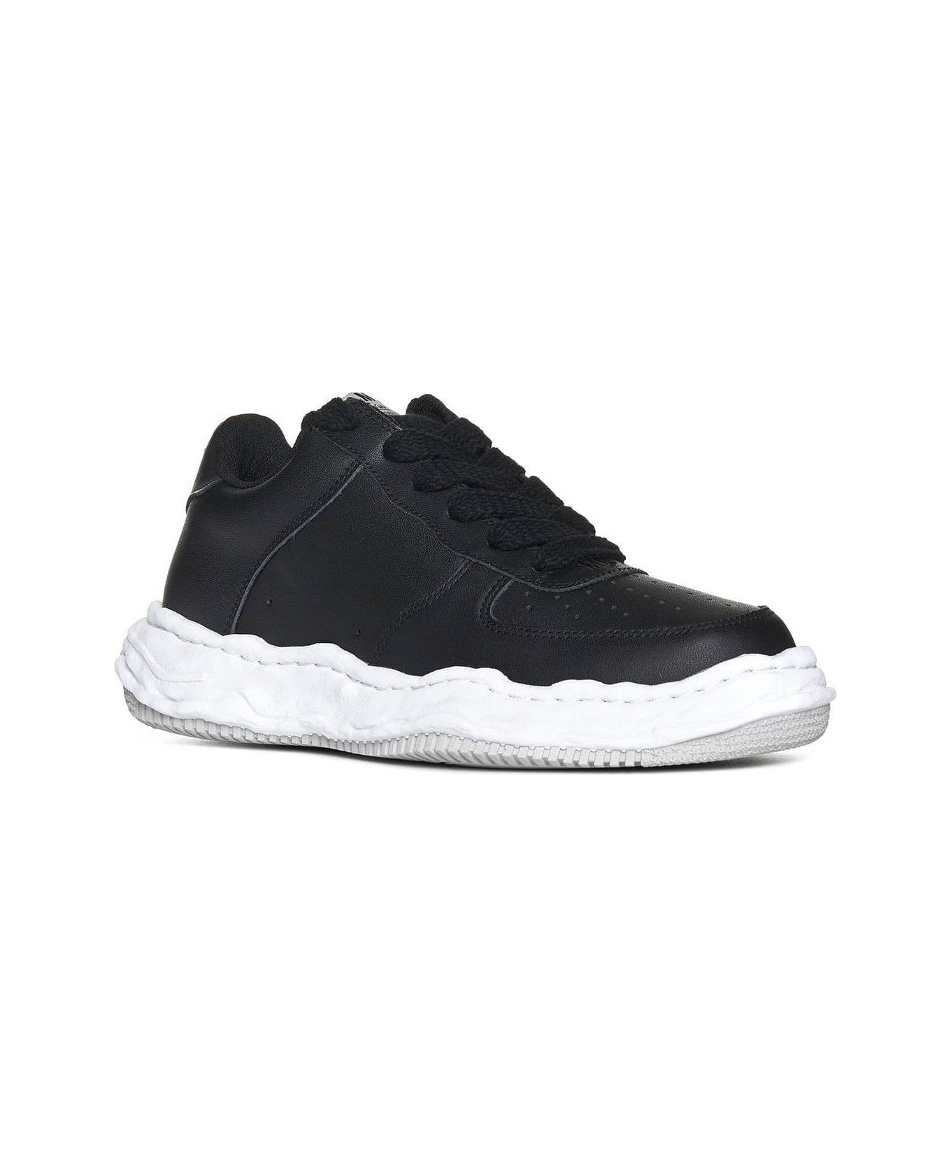 Mihara Yasuhiro Wayne Original Lace-up Sneakers - BLACK
