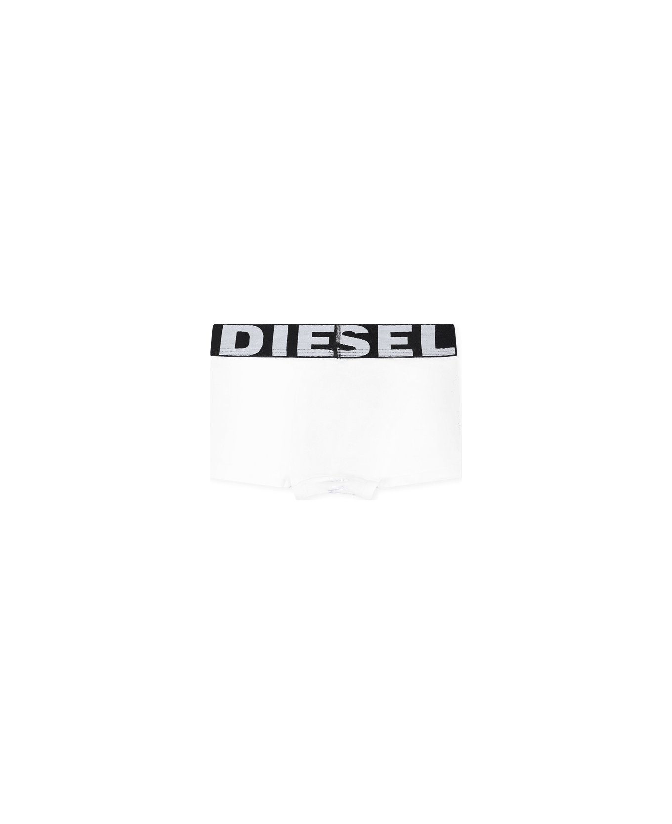 Diesel White Boxer Set For Boy - White