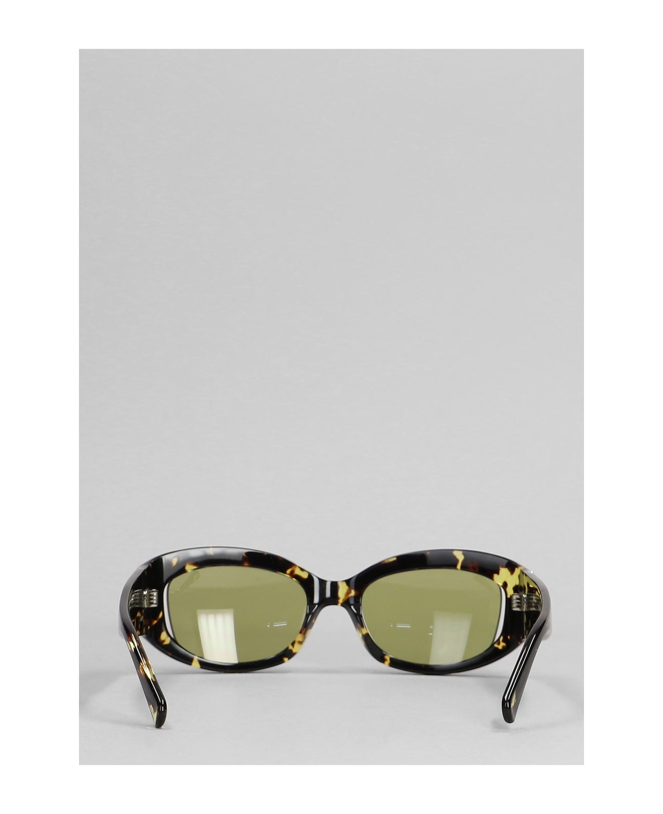 Christopher Esber Davies Sunglasses In Brown Acetate - brown