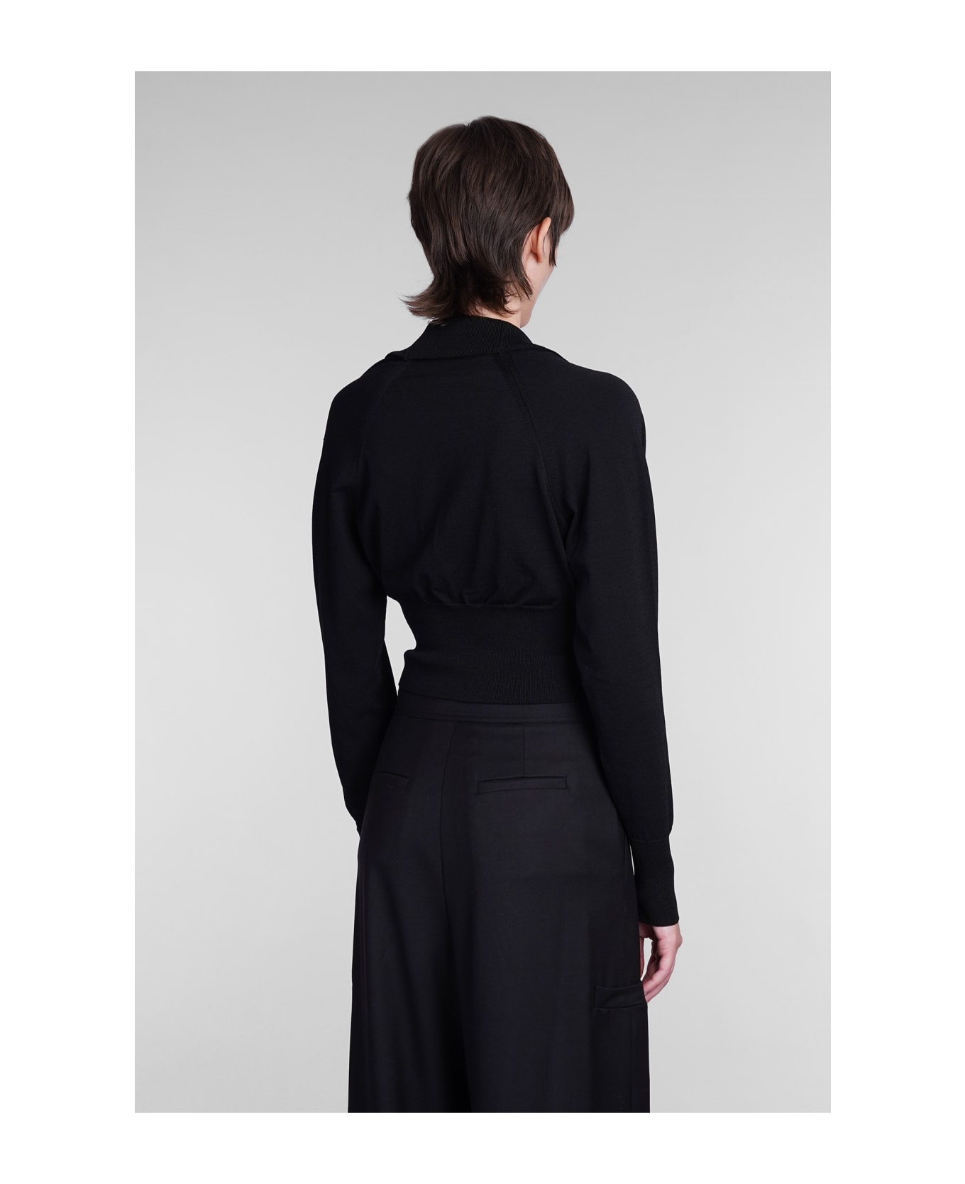ANDREĀDAMO Topwear In Black Viscose - black