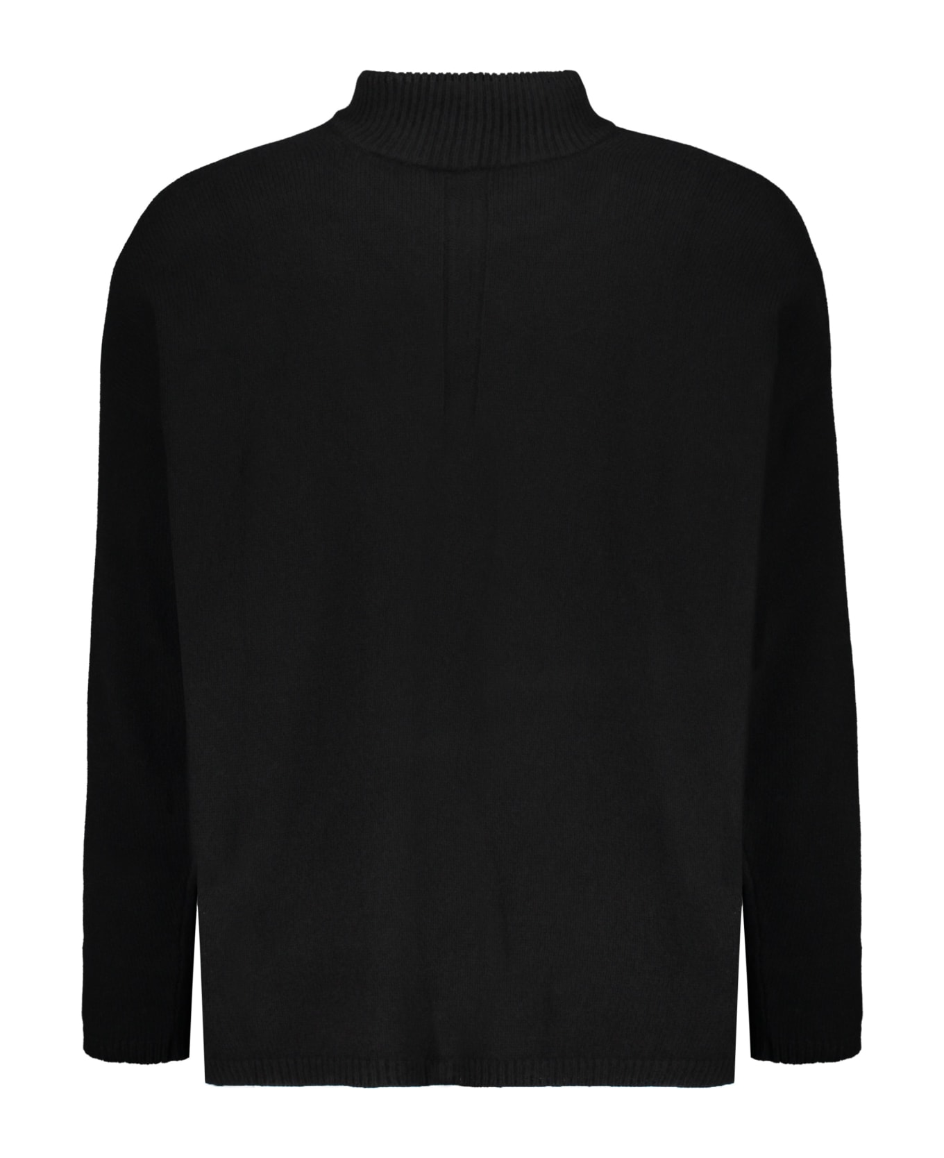 Rick Owens Cashmere Turtleneck Sweater - black