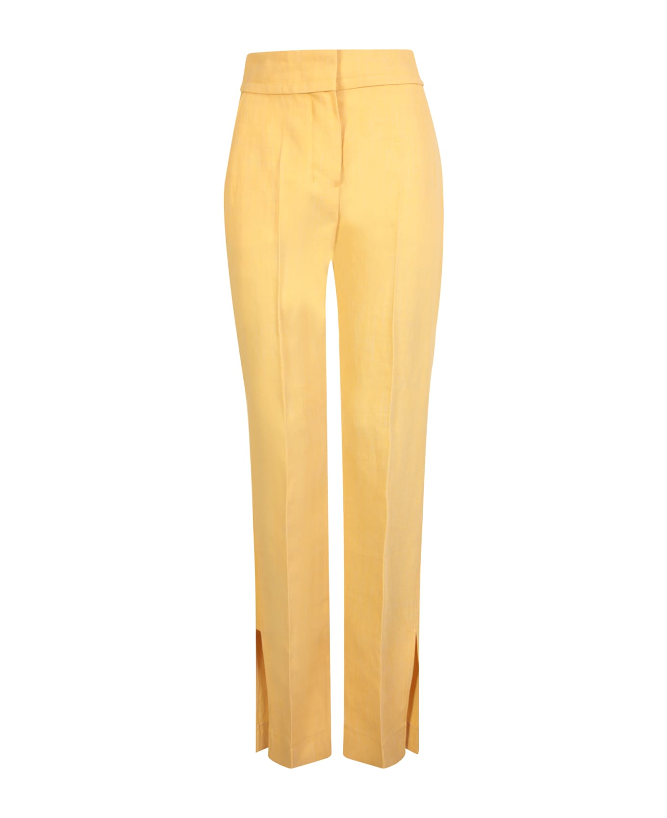 Jacquemus 'tibau' Pleat-front Trousers - Yellow ボトムス