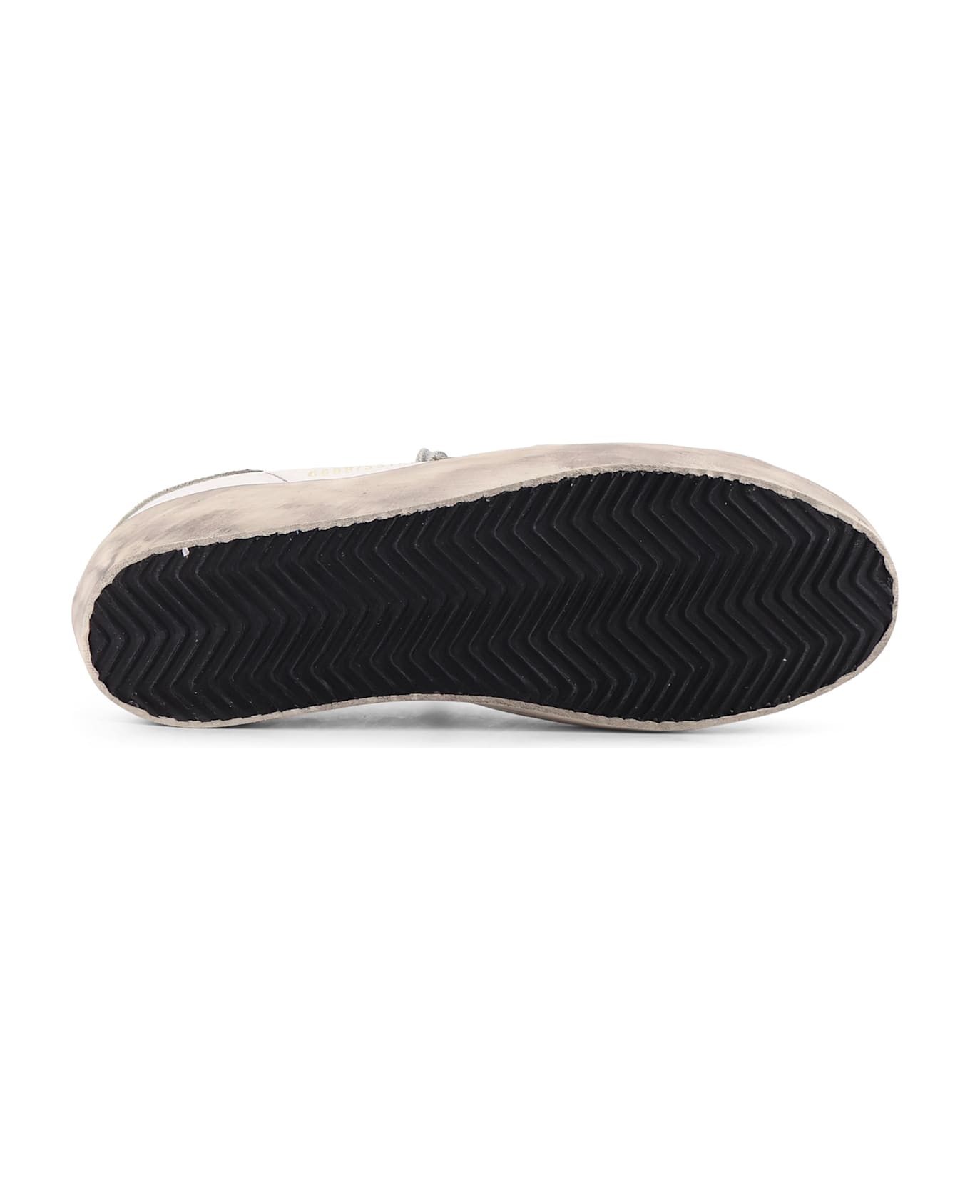 Golden Goose Super-star Classic With List Leather Sneakers - White ice