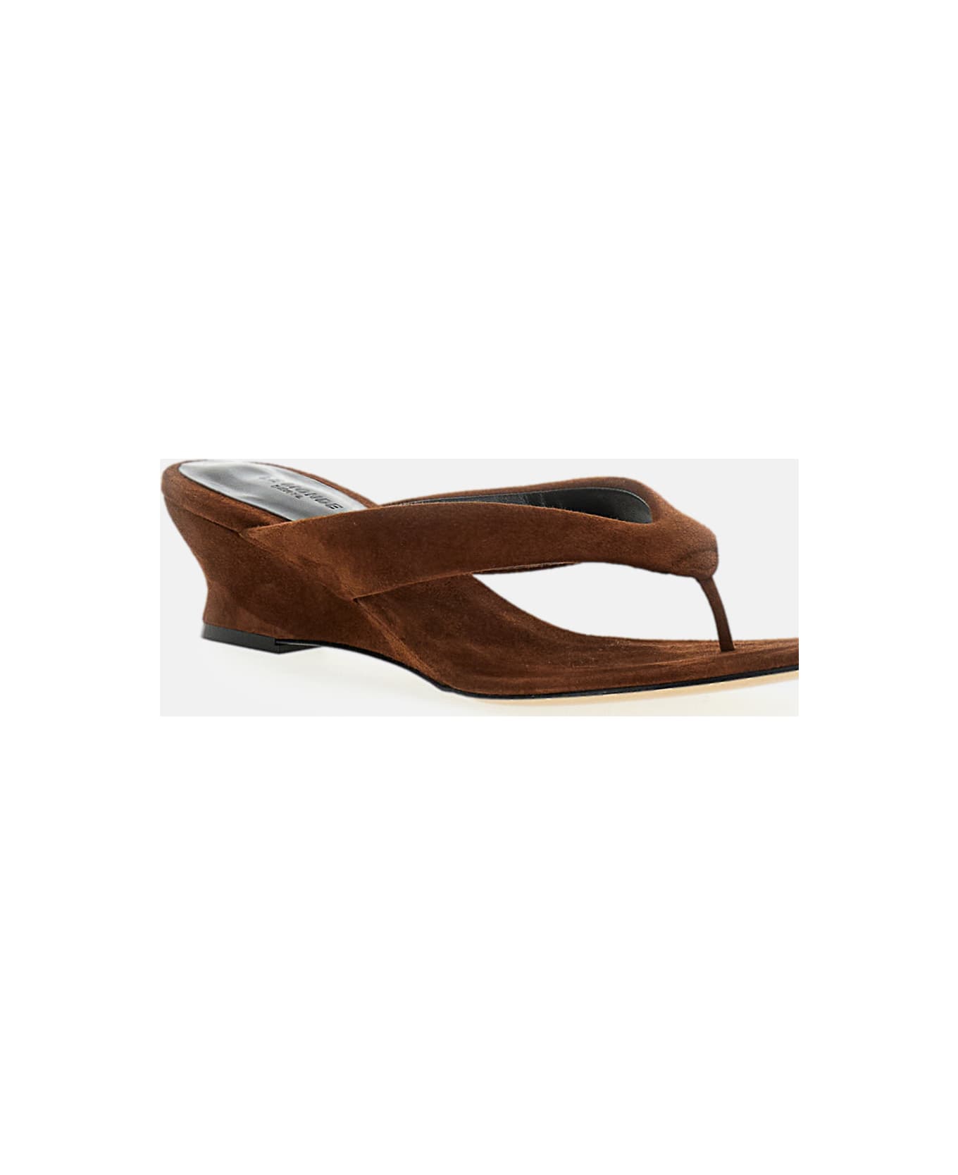 Le Monde Beryl Micro Wedge Flip-flops - Brown
